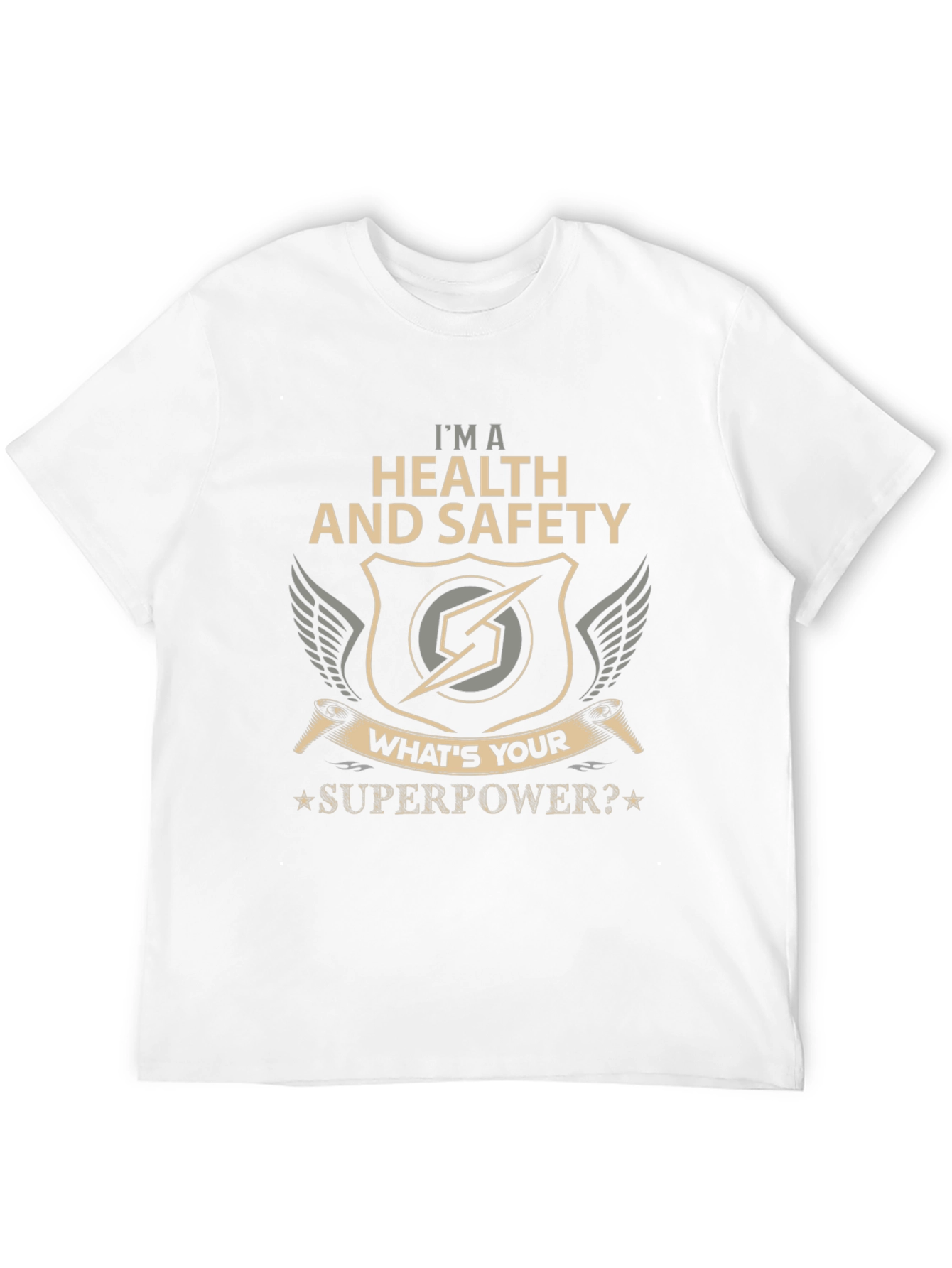 Health and Safety Superpower T-Shirt - Black