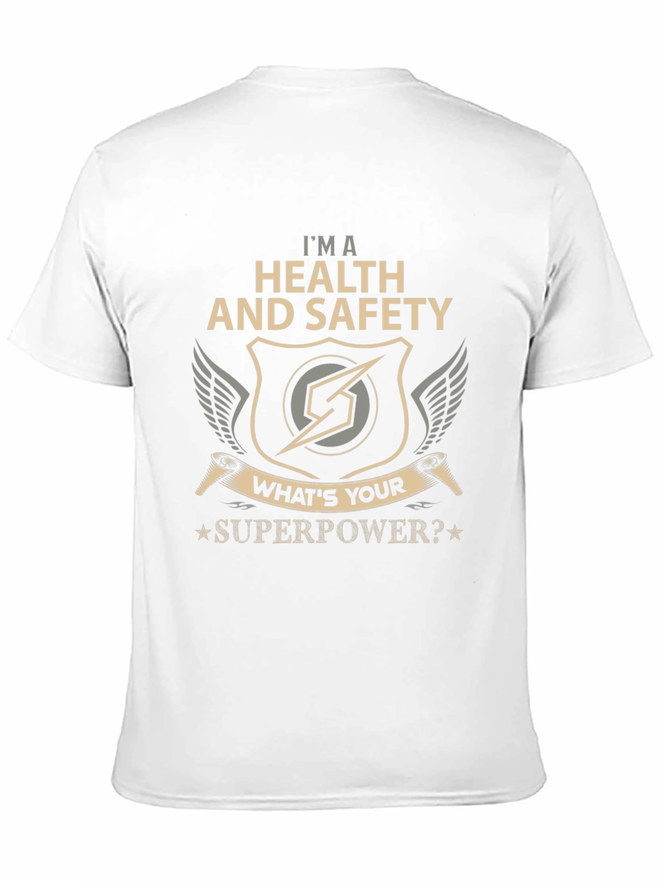 Health and Safety Superpower T-Shirt - Black