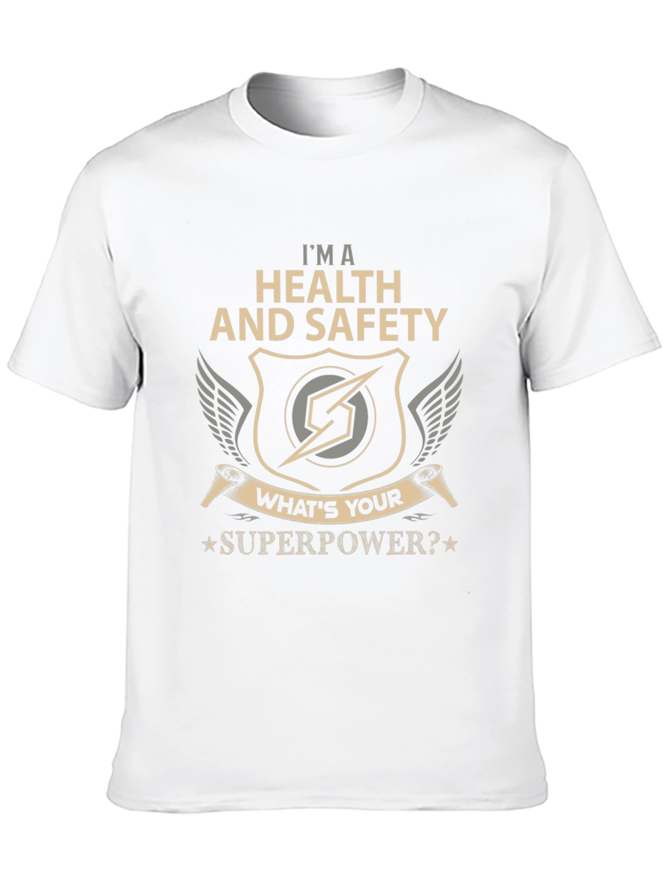 Health and Safety Superpower T-Shirt - Black
