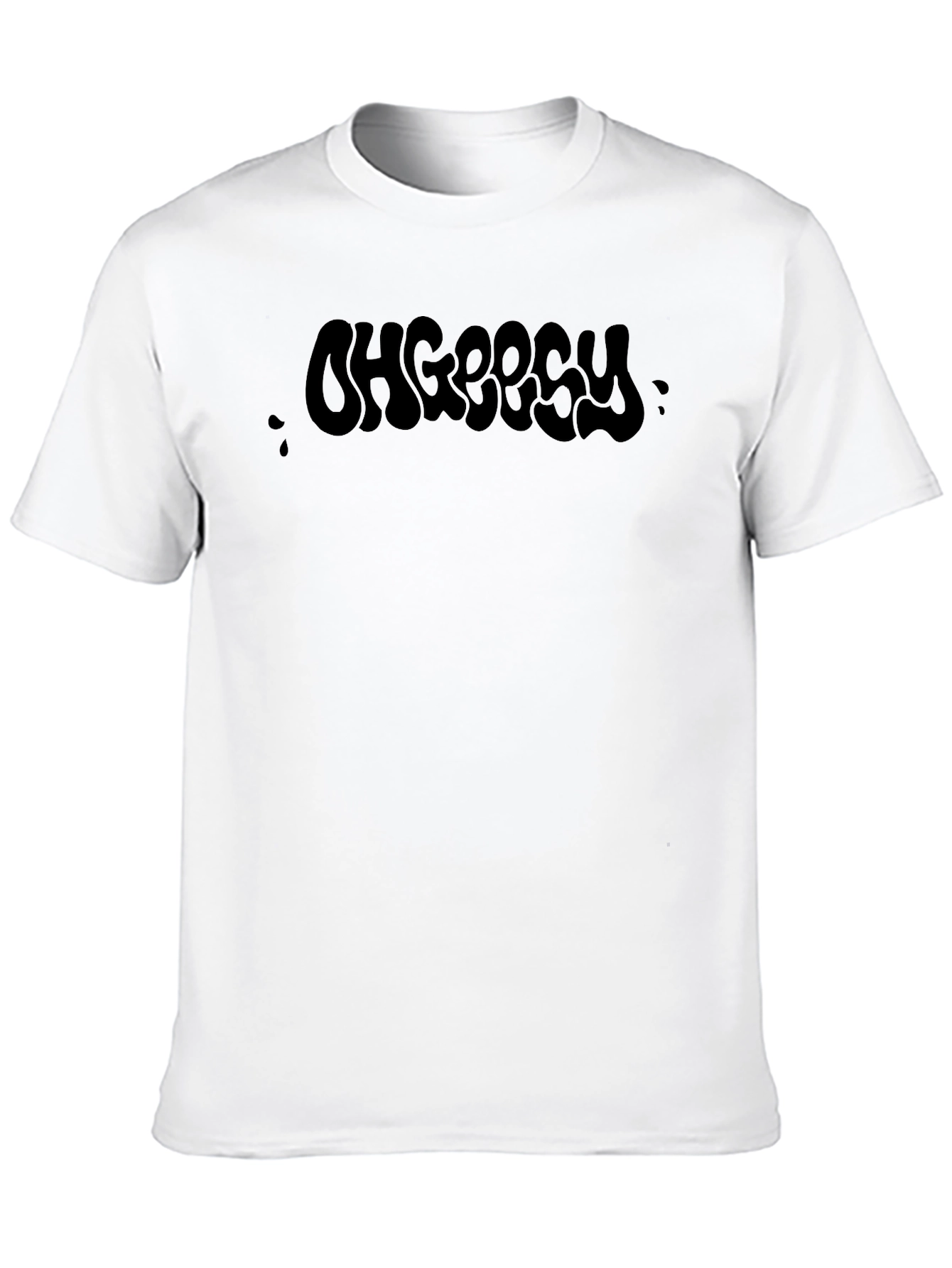 Ohgeesy Graphic Tee - Classic Black Cotton T-Shirt