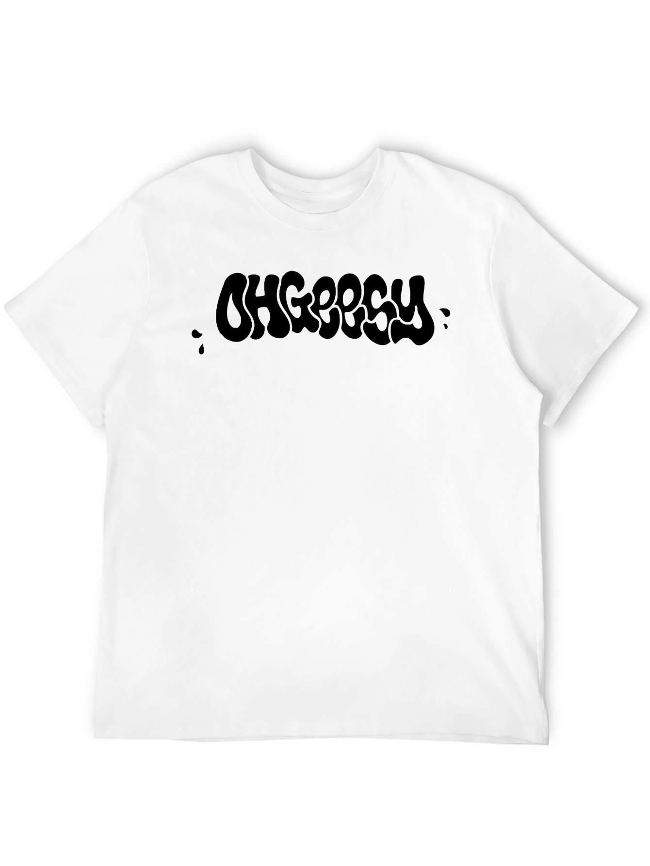 Ohgeesy Graphic Tee - Classic Black Cotton T-Shirt