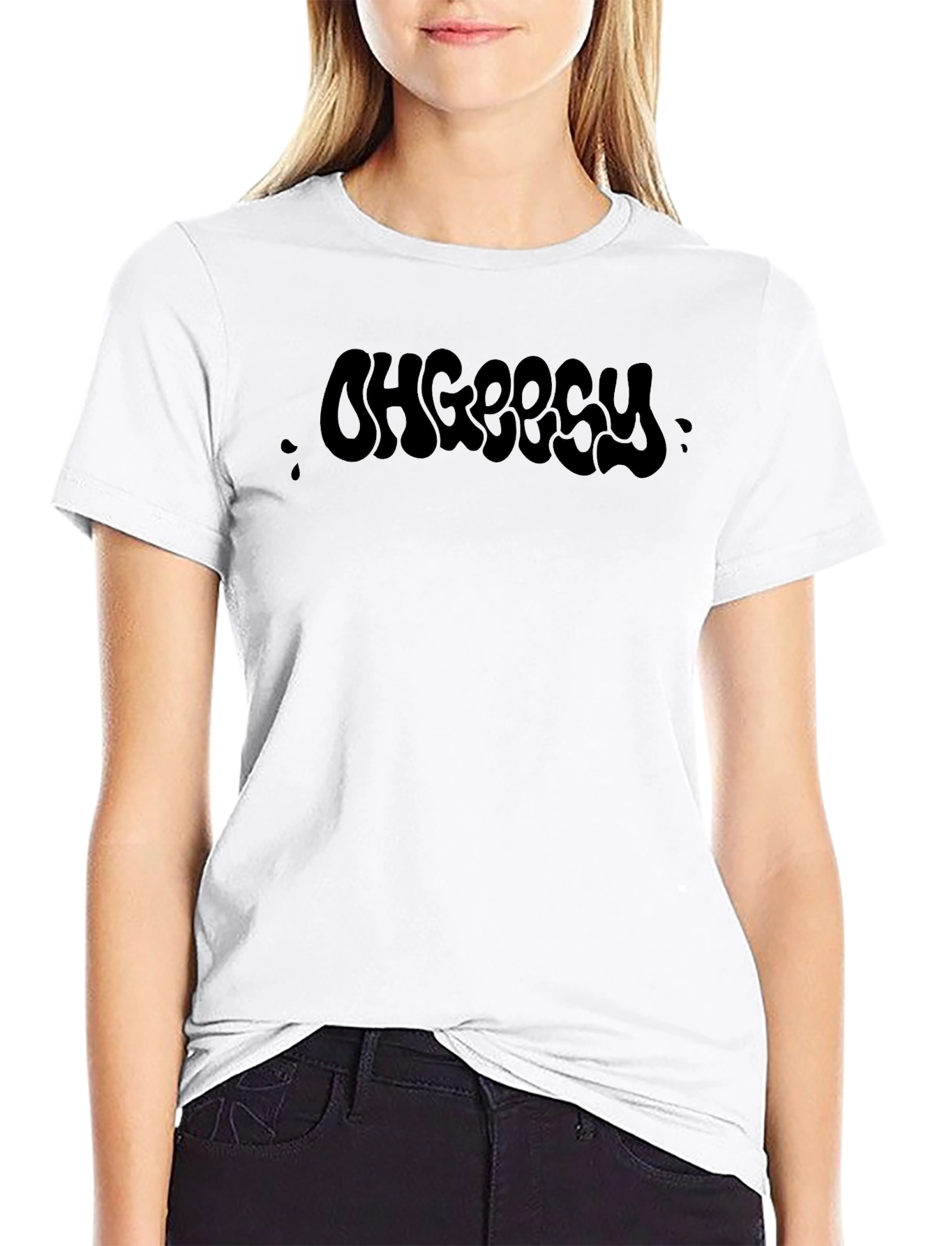 Ohgeesy Graphic Tee - Classic Black Cotton T-Shirt