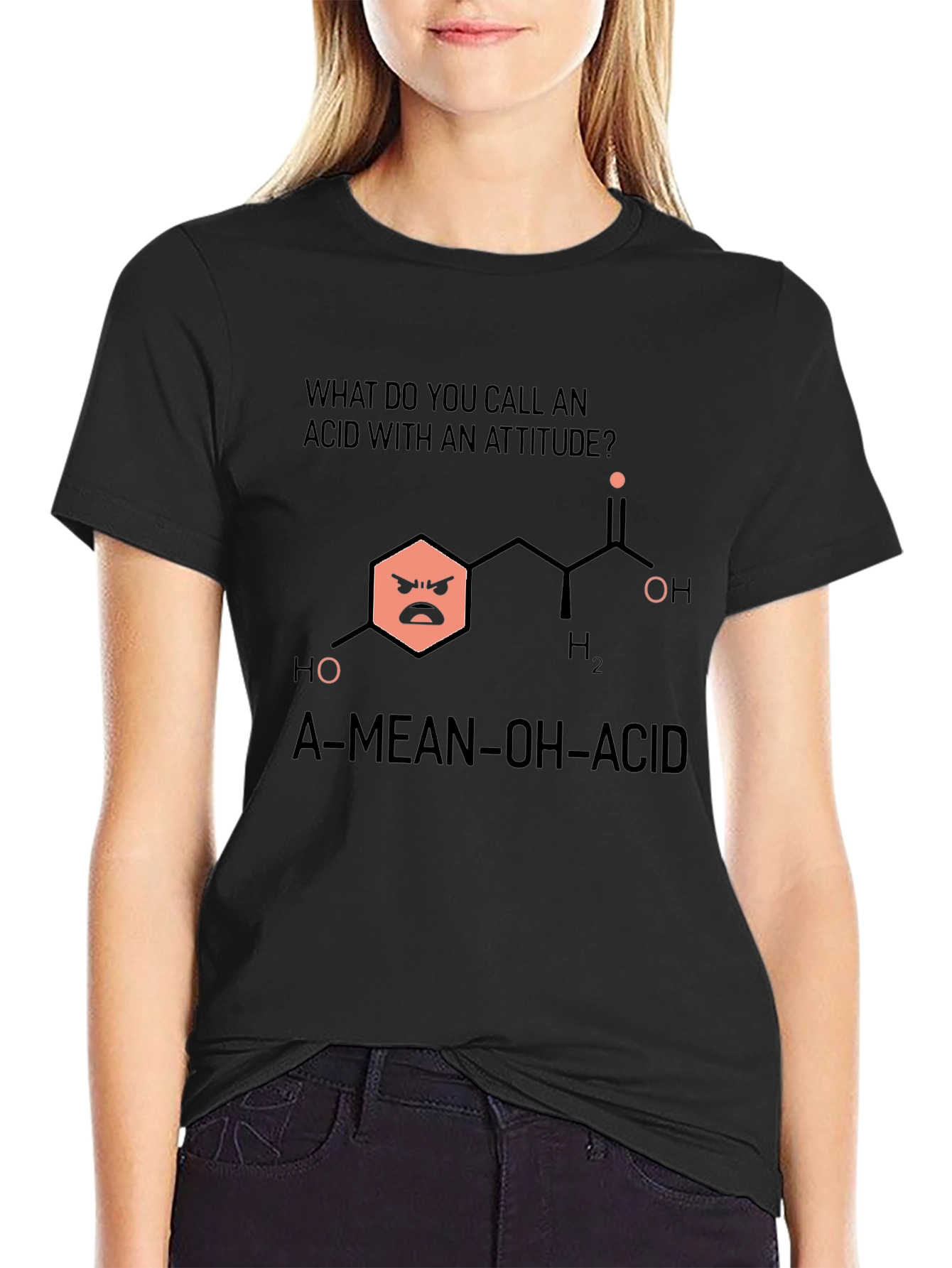Funny Chemistry T-Shirt: Mean Acid Joke