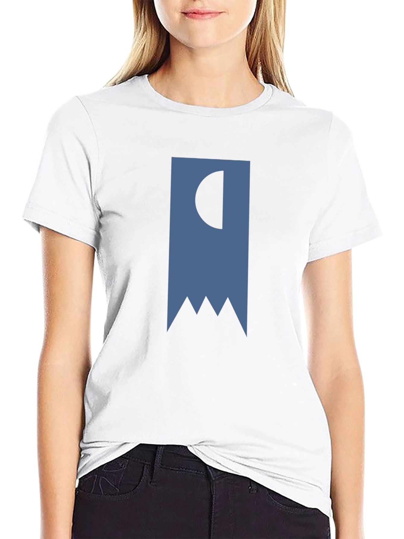 Abstract Banner Graphic T-Shirt - Black