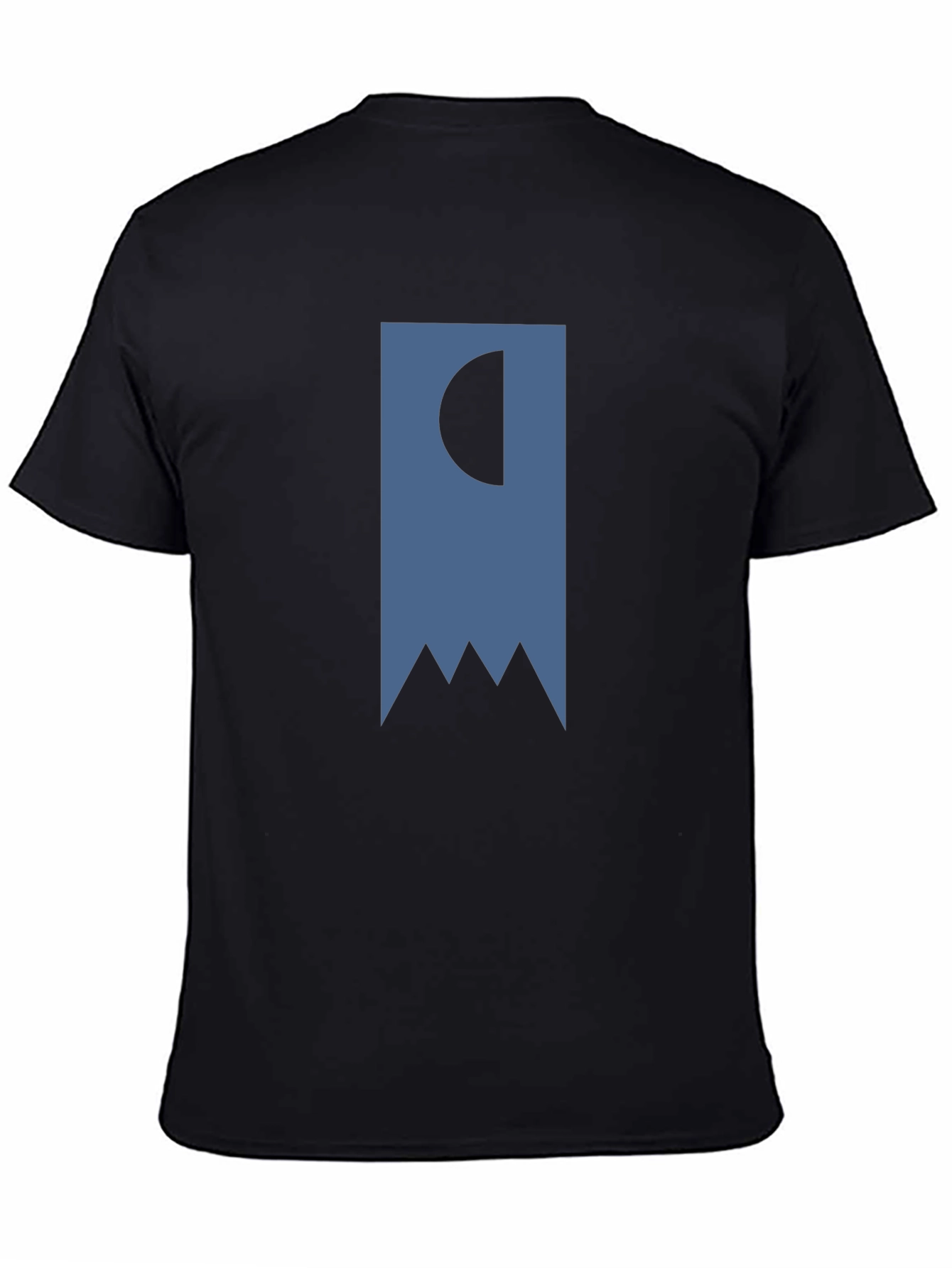 Abstract Banner Graphic T-Shirt - Black