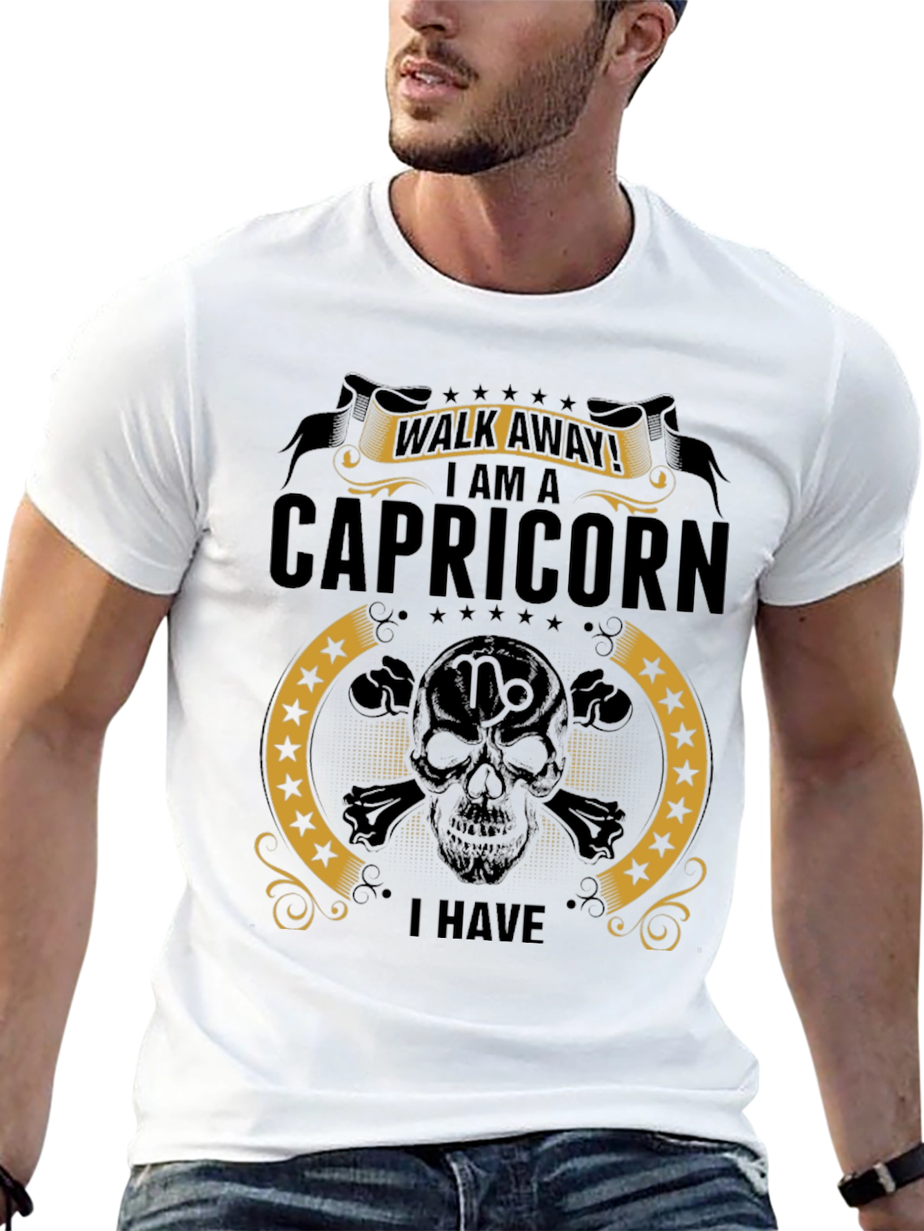 Capricorn Zodiac Graphic T-Shirt