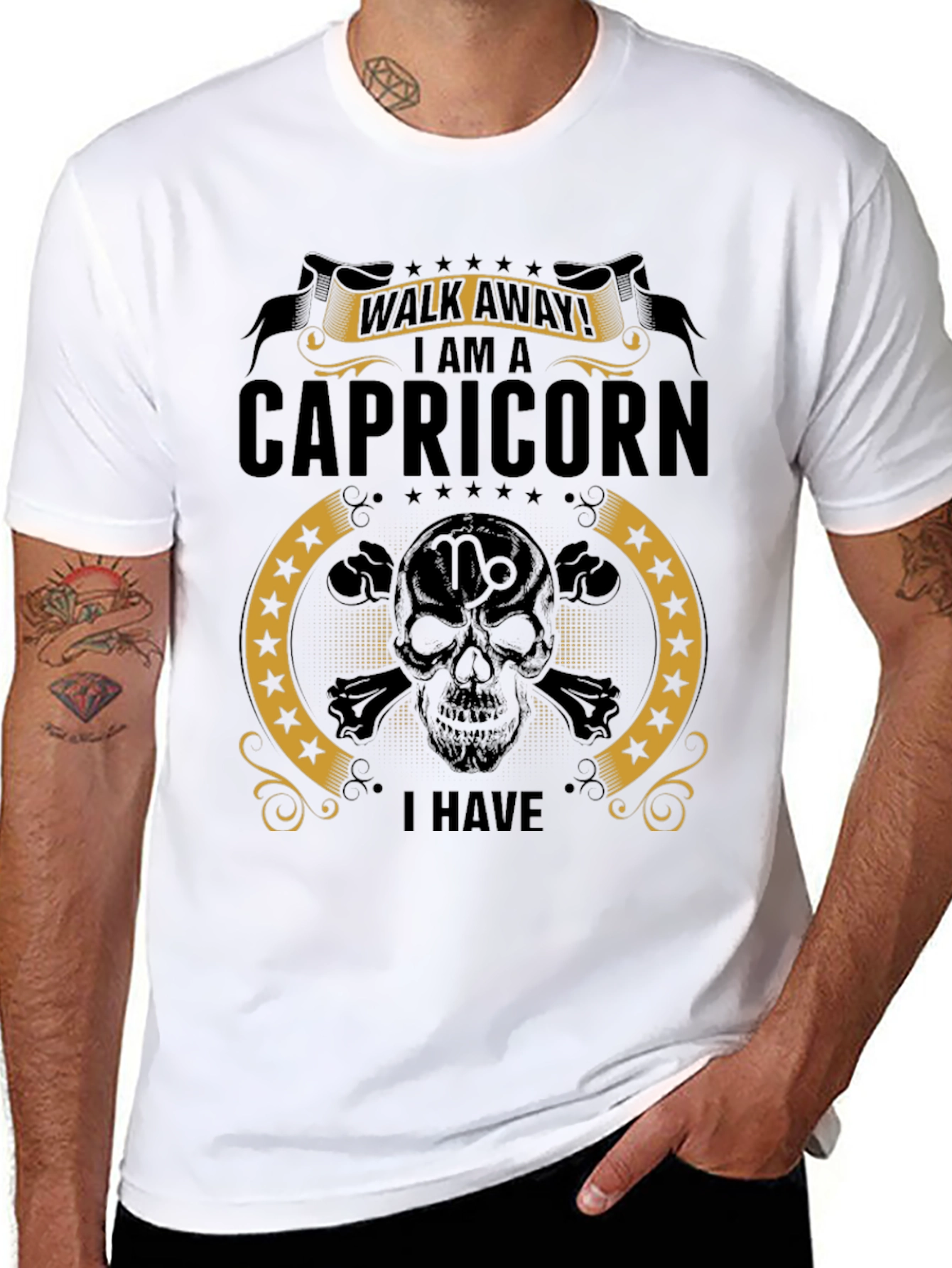 Capricorn Zodiac Graphic T-Shirt