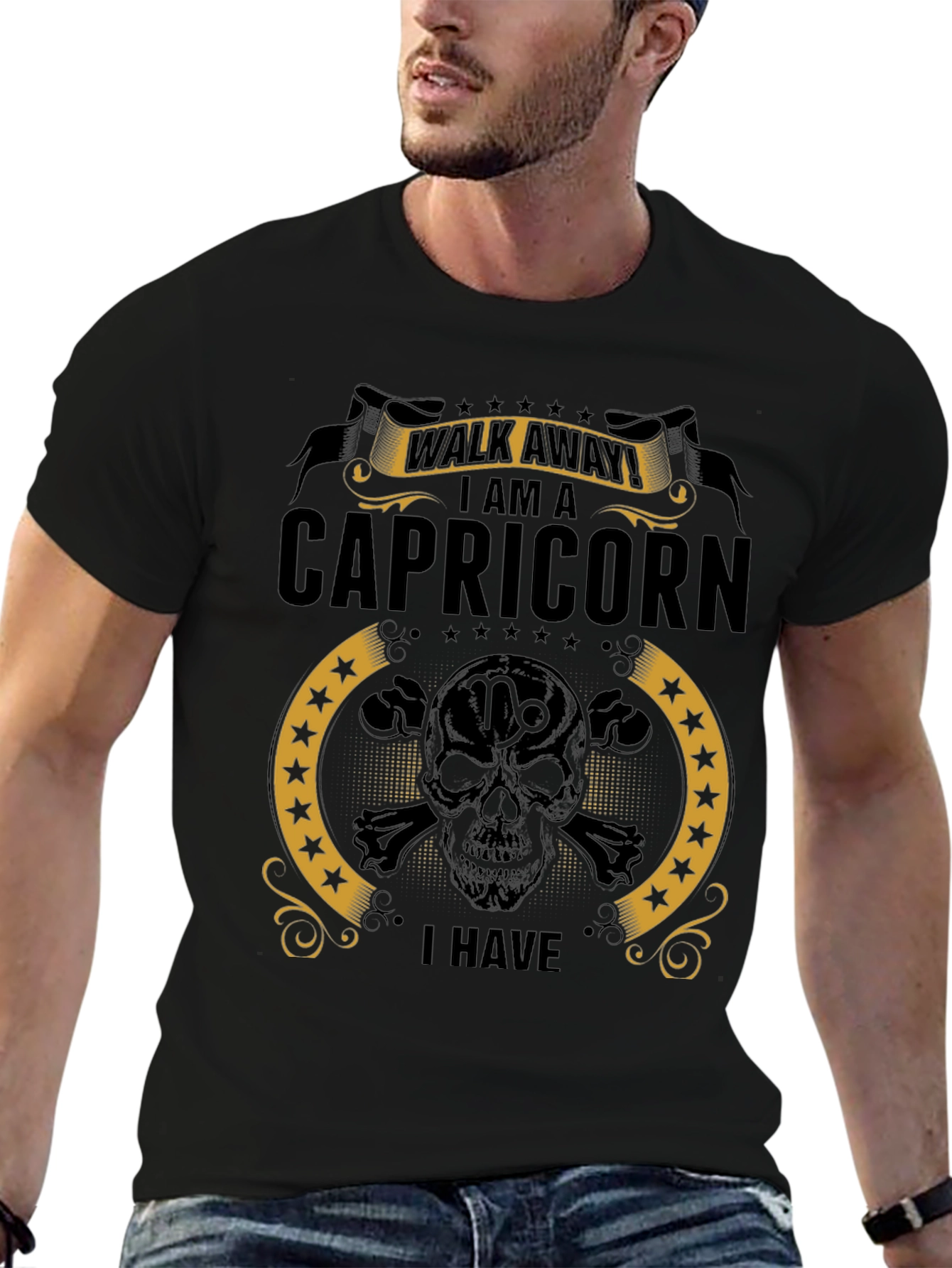 Capricorn Zodiac Graphic T-Shirt