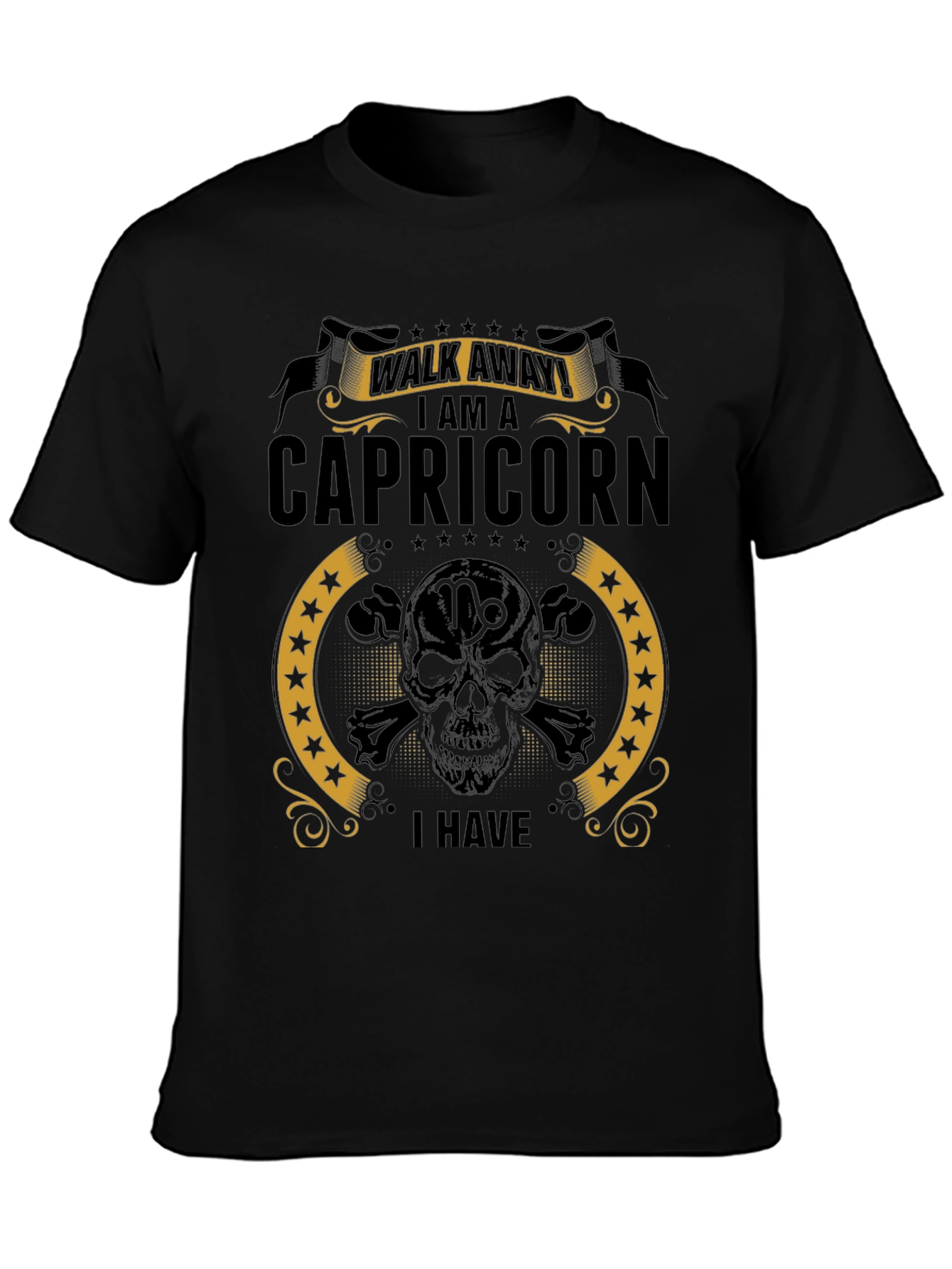 Capricorn Zodiac Graphic T-Shirt