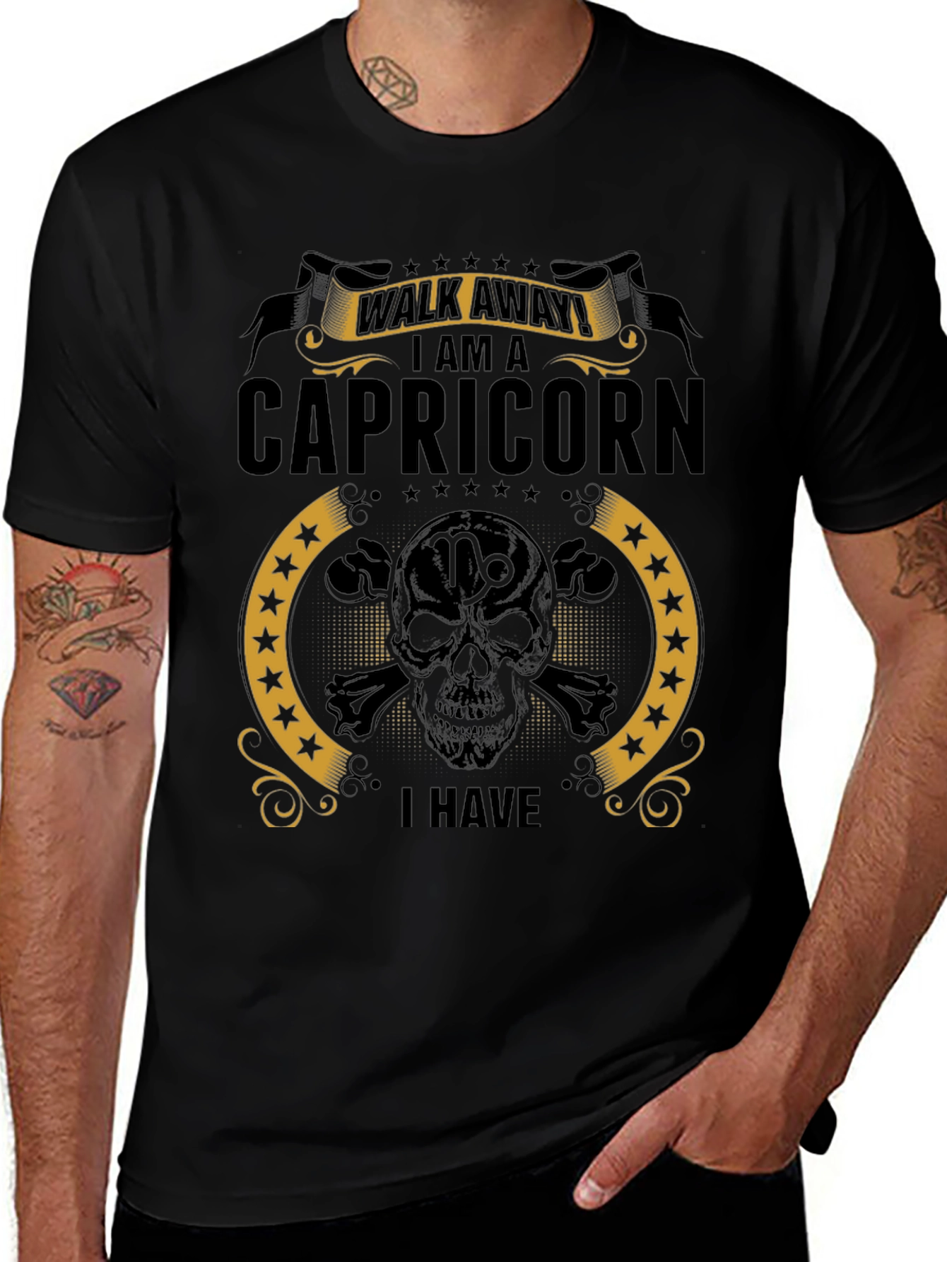 Capricorn Zodiac Graphic T-Shirt