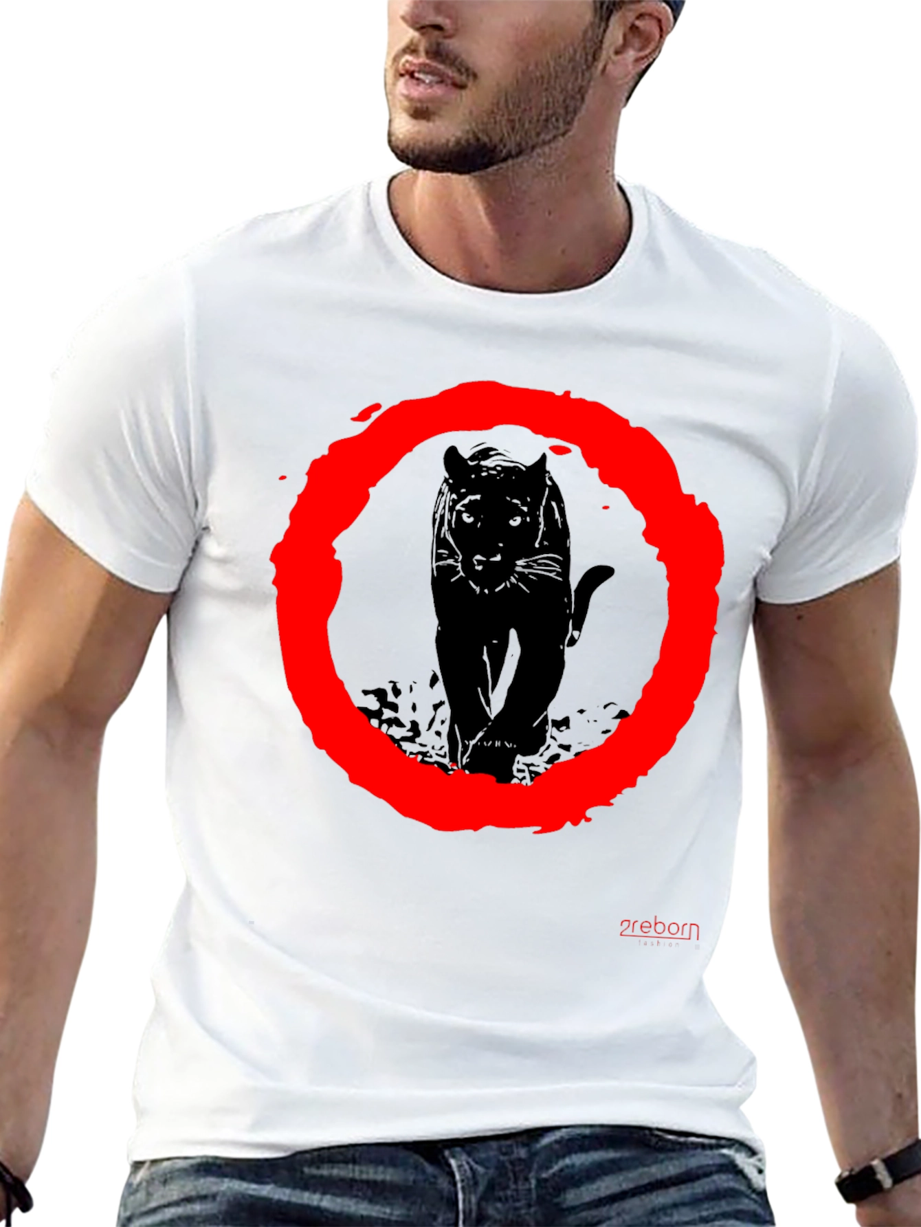 Black Panther Graphic Tee - Stylish Mens Crew Neck