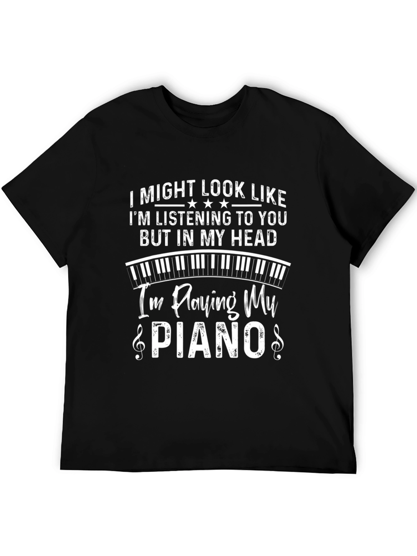 Piano Lover T-Shirt - Im Playing My Piano