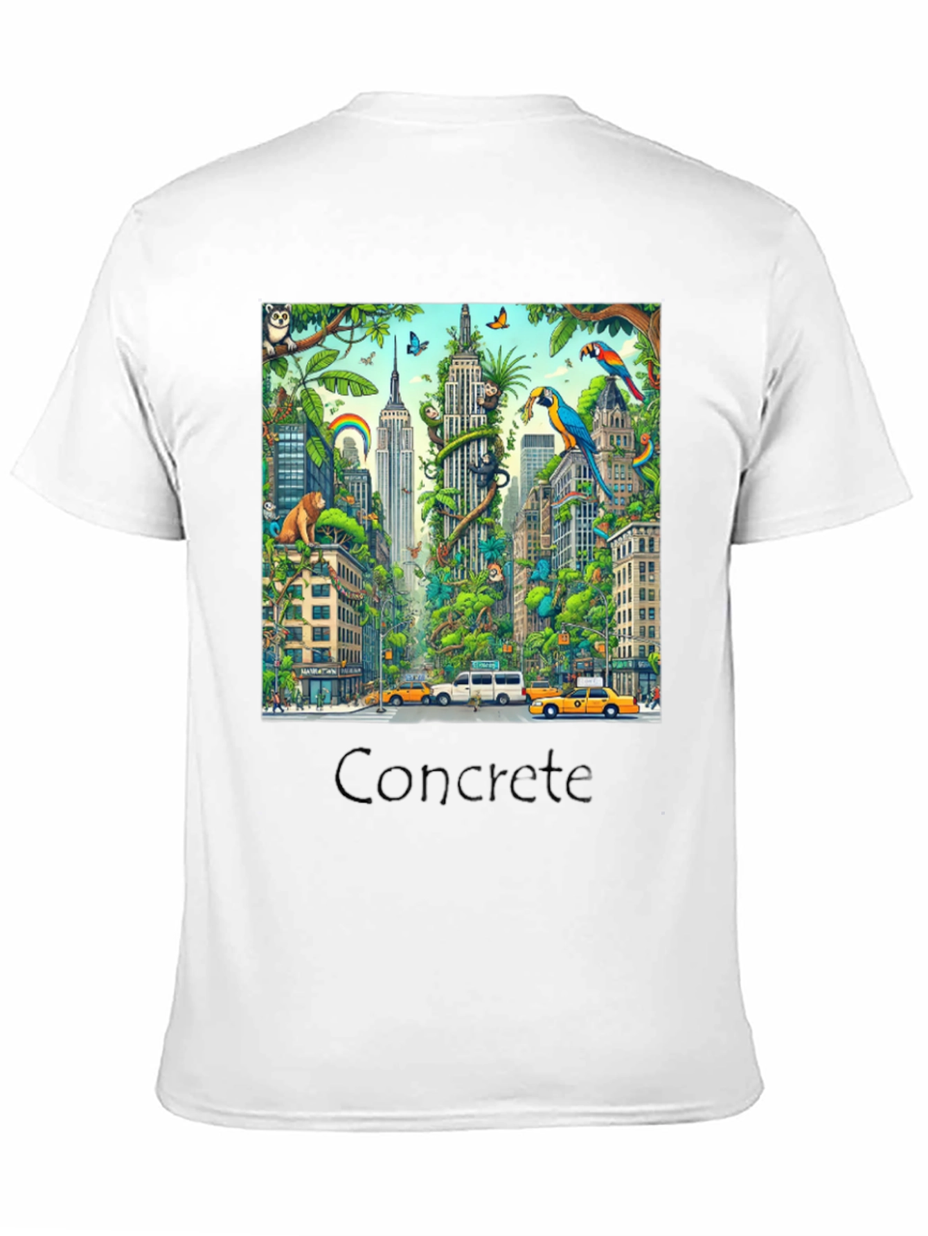 Urban Jungle T-Shirt - Cityscape Wildlife
