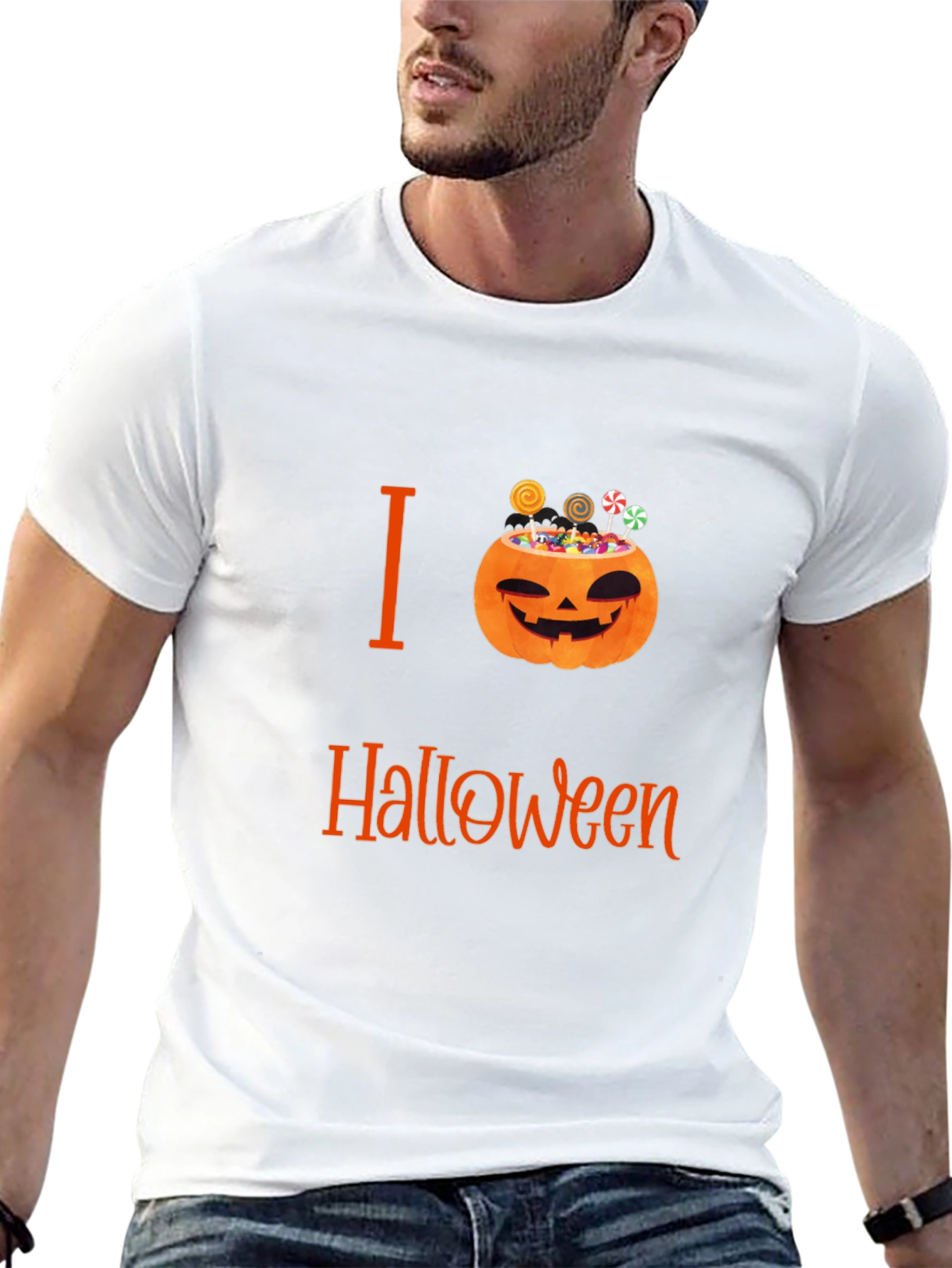 I Love Halloween Pumpkin Treat T-Shirt