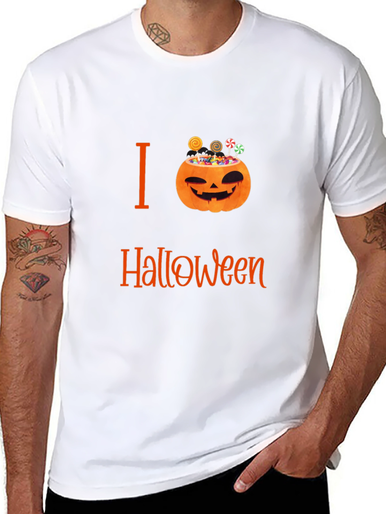 I Love Halloween Pumpkin Treat T-Shirt