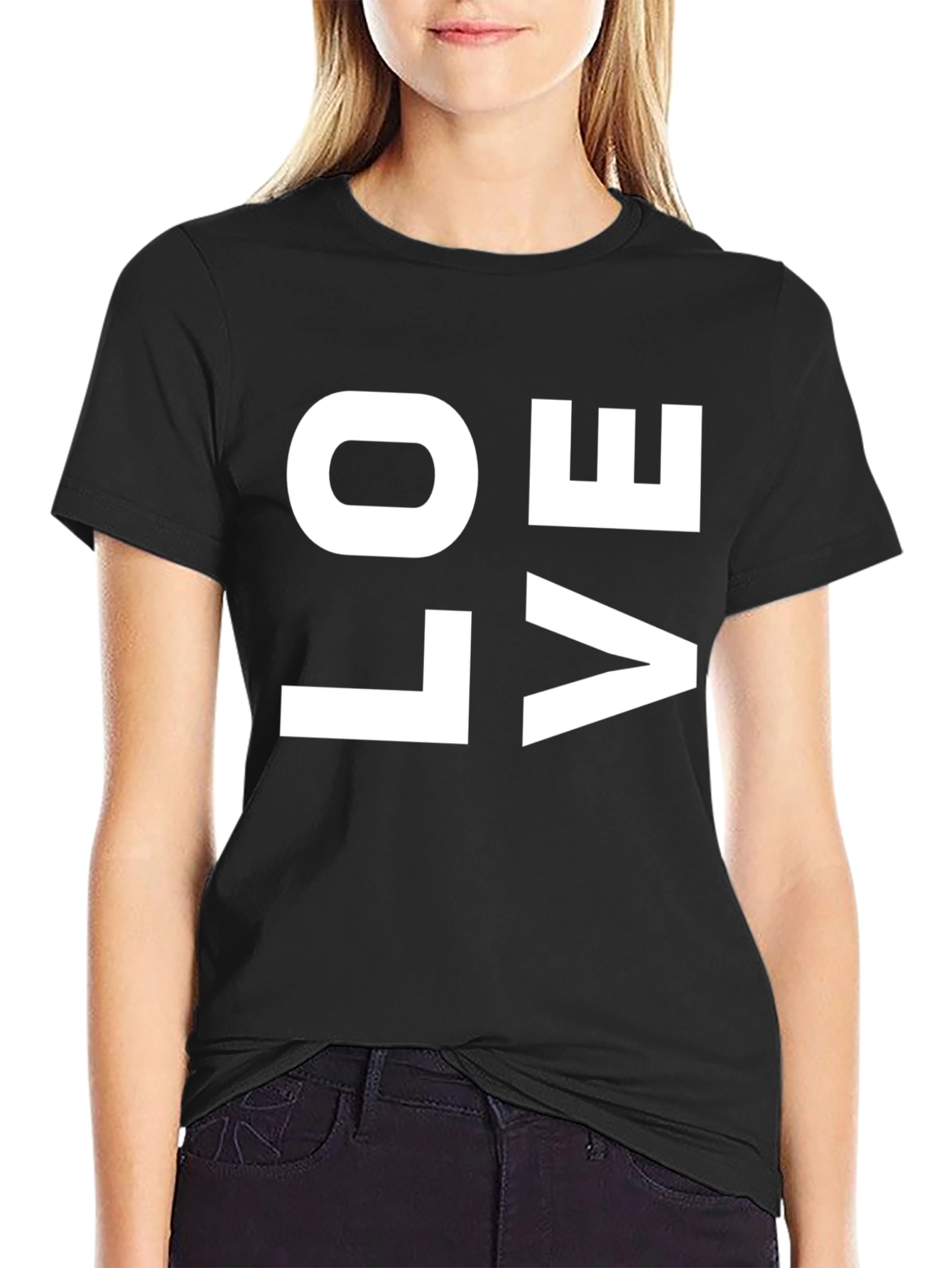 Love Graphic T-Shirt - Black
