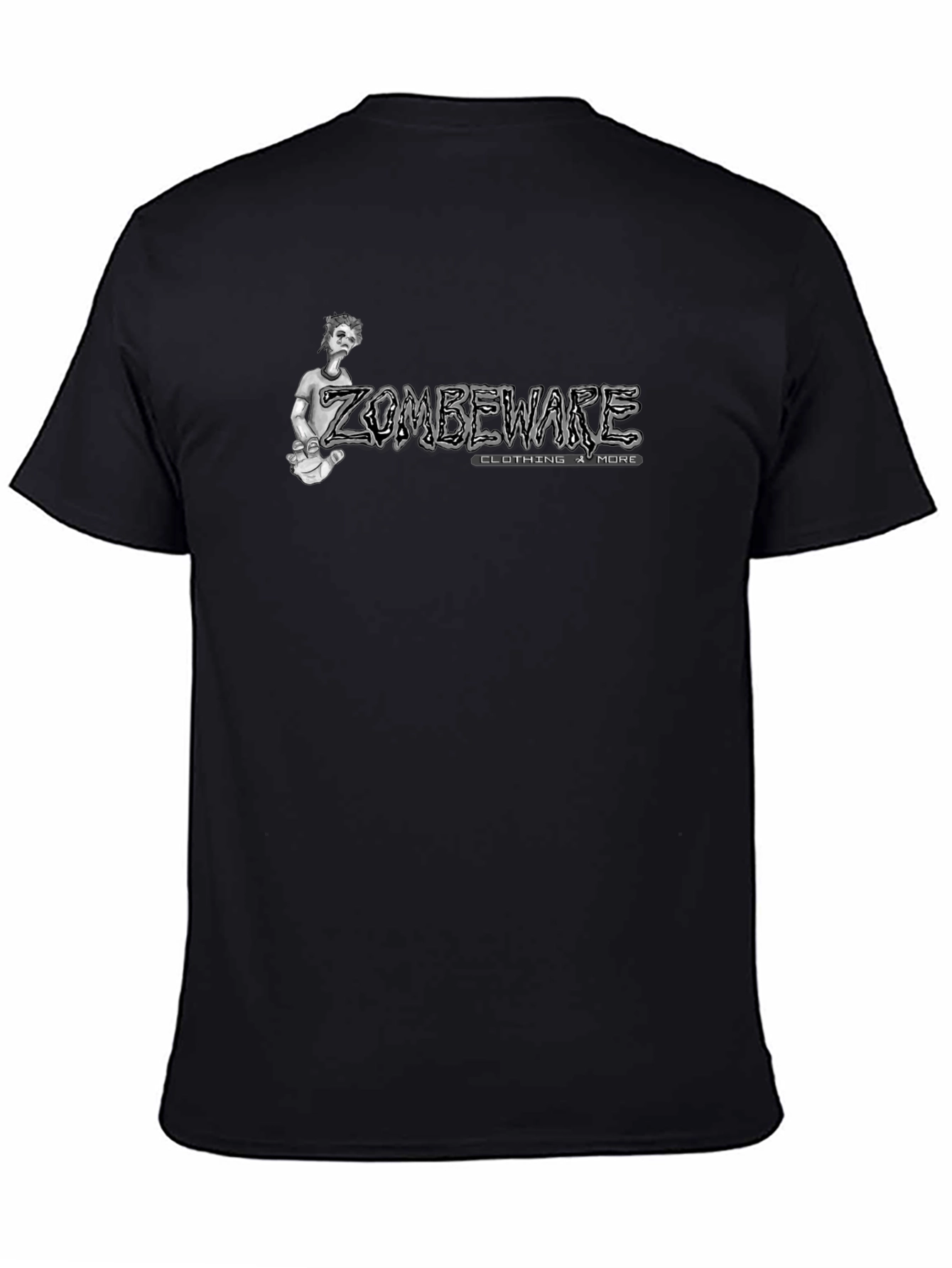 ZombeWare Black Graphic Tee - Unique Zombie Design