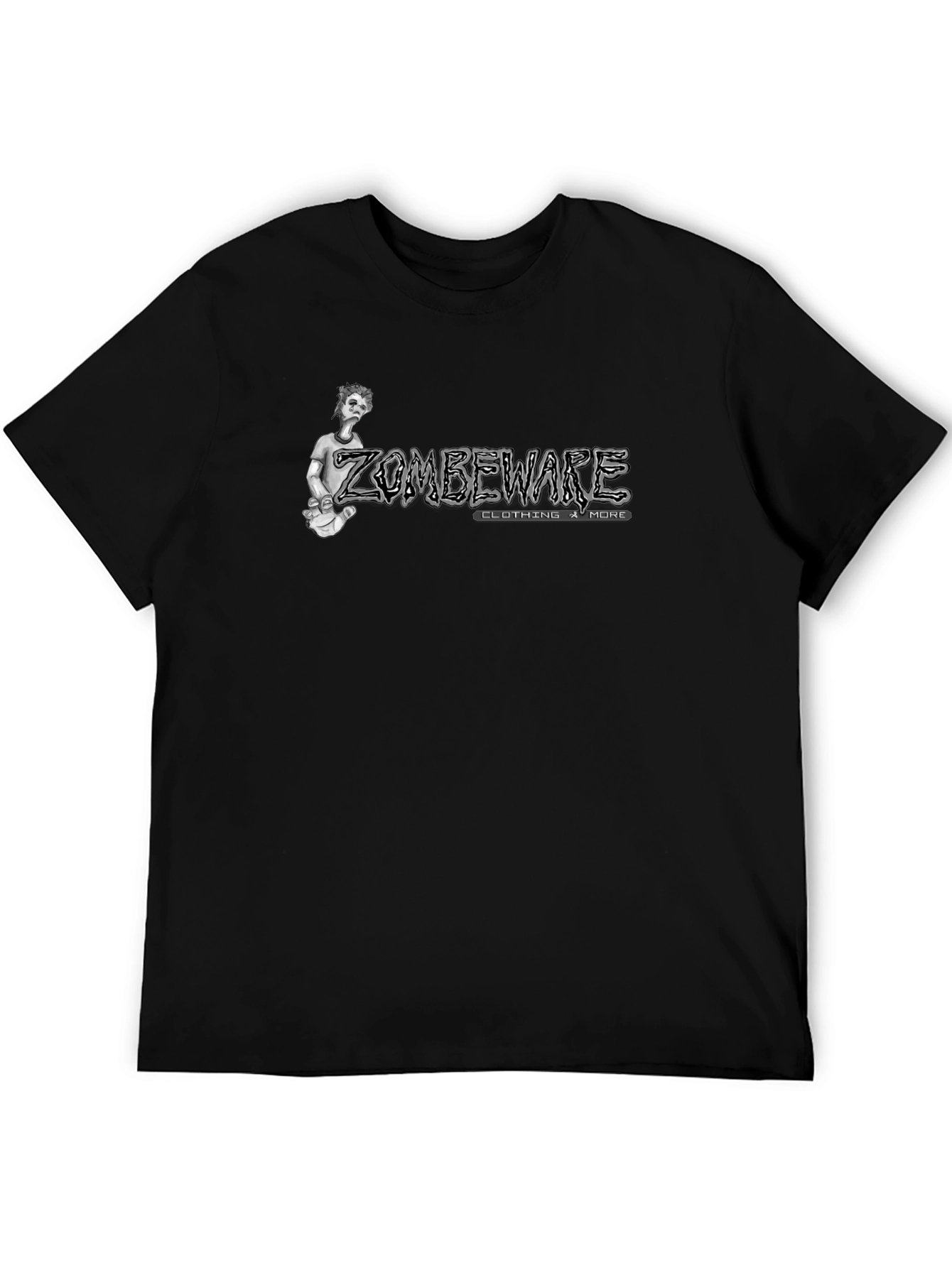 ZombeWare Black Graphic Tee - Unique Zombie Design