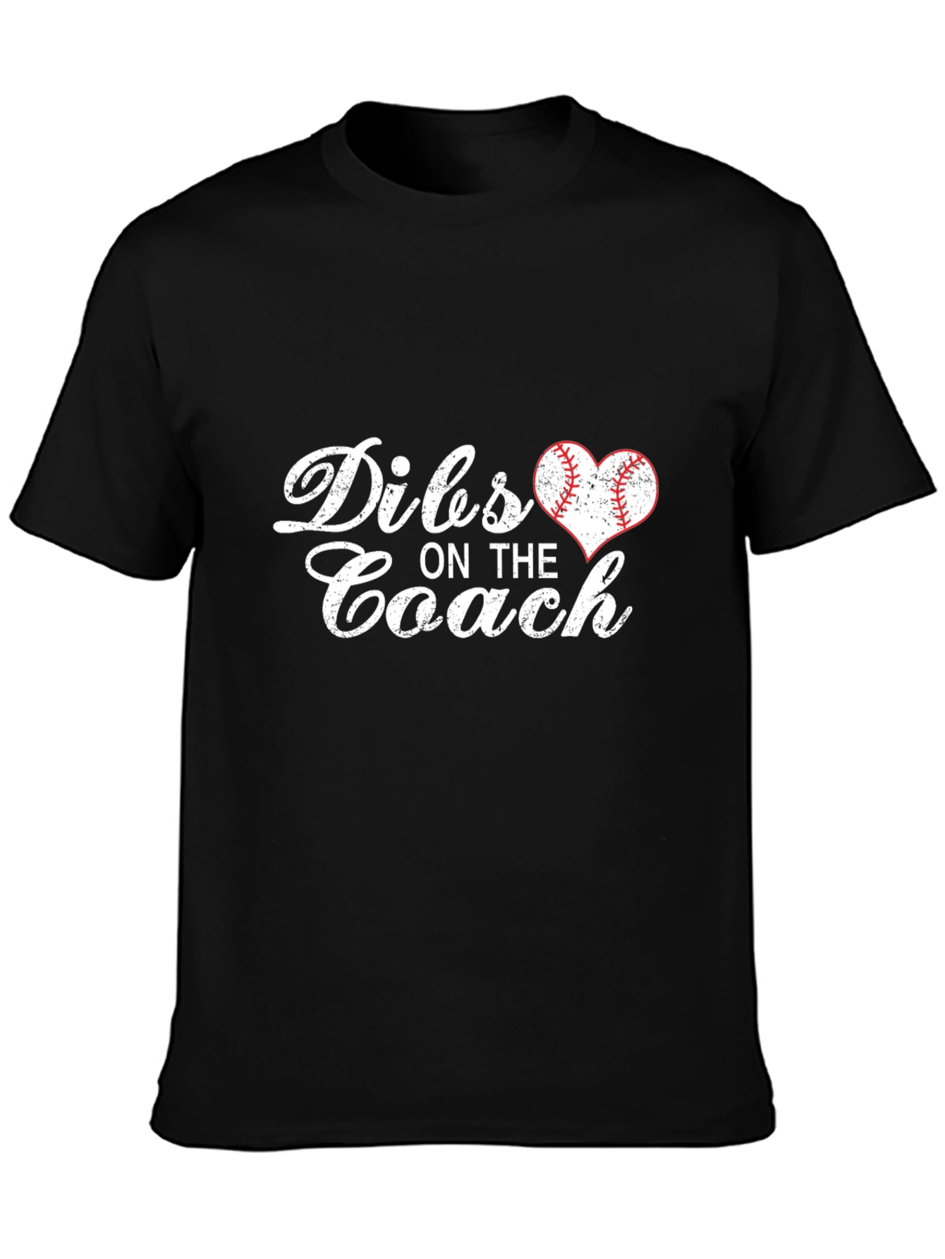 Dibs on the Coach Baseball Heart T-Shirt