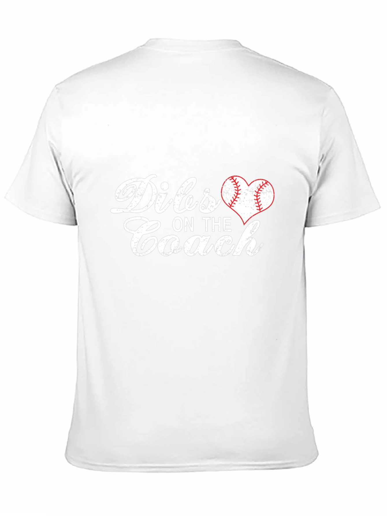 Dibs on the Coach Baseball Heart T-Shirt