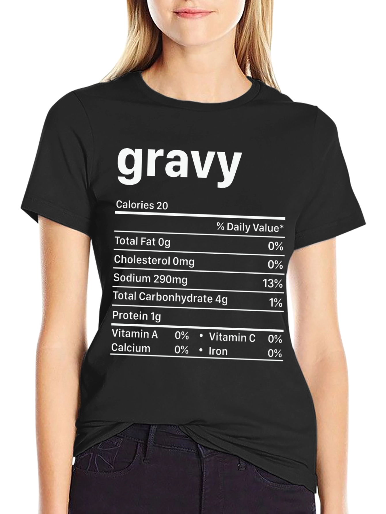 Gravy Nutrition Facts Novelty T-Shirt