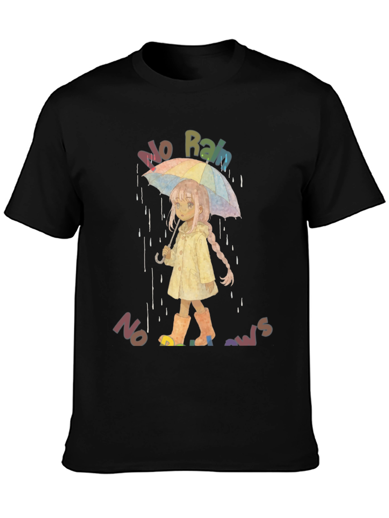 No Rain No Rainbows Graphic T-Shirt