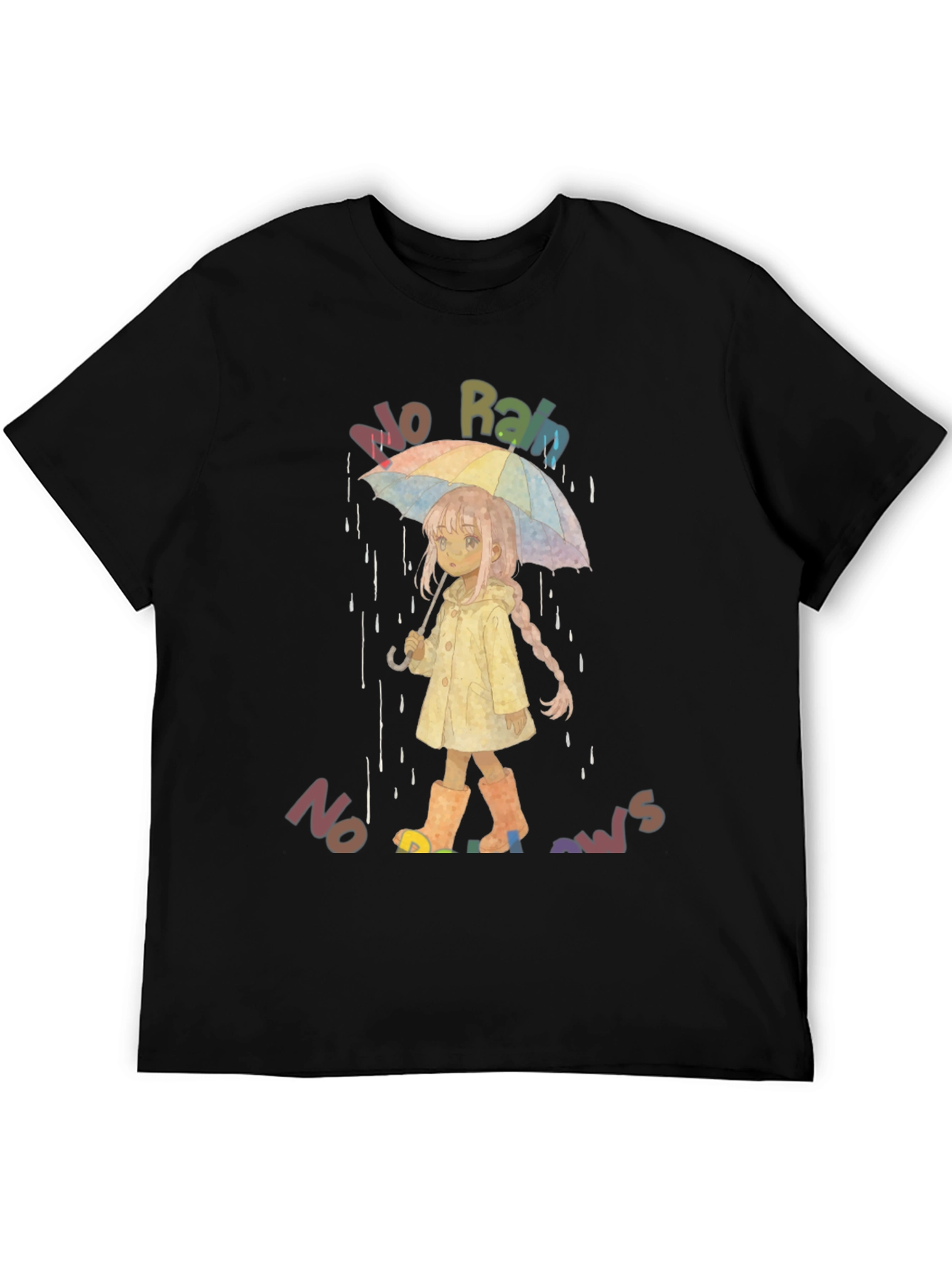 No Rain No Rainbows Graphic T-Shirt