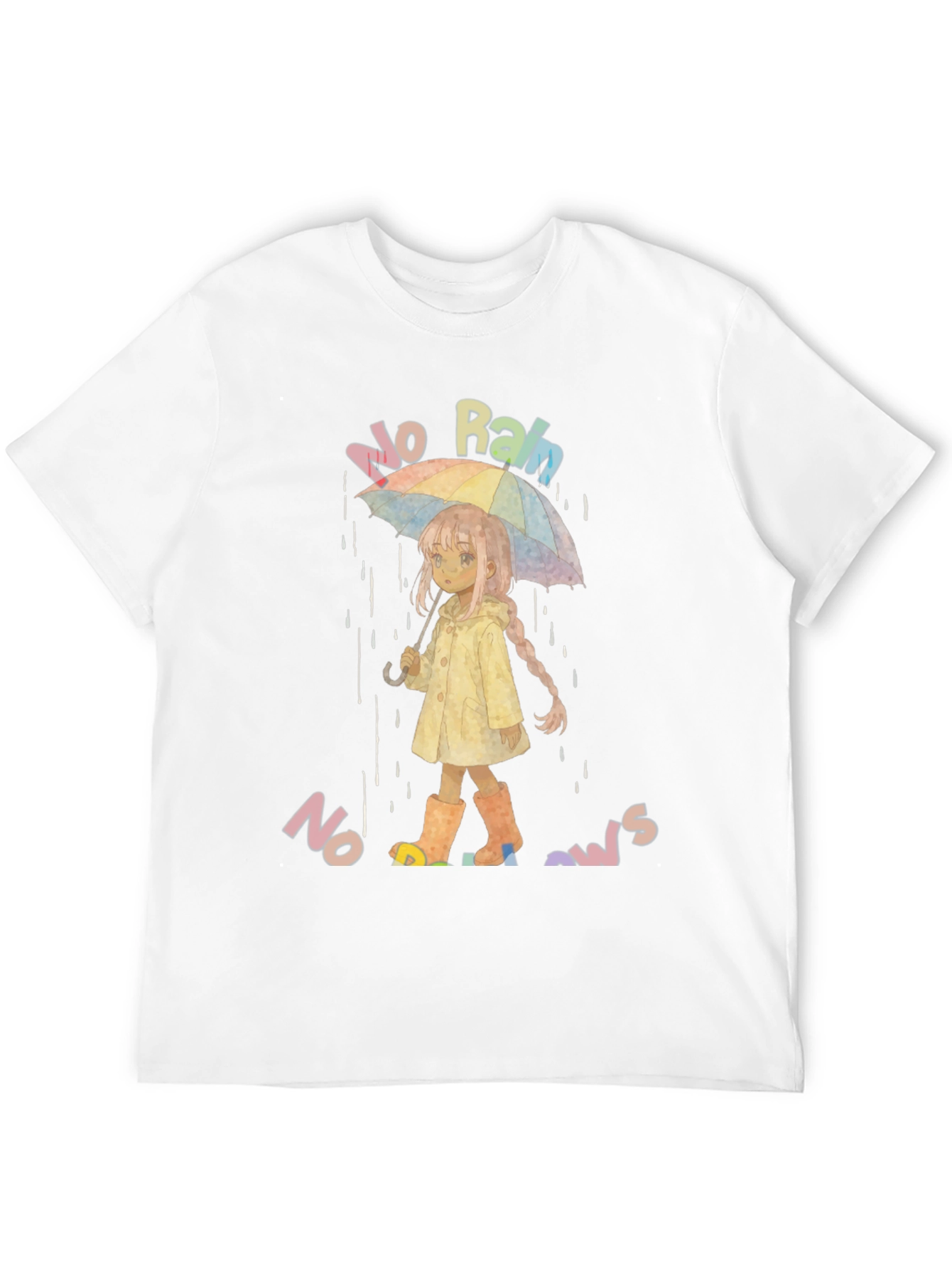 No Rain No Rainbows Graphic T-Shirt