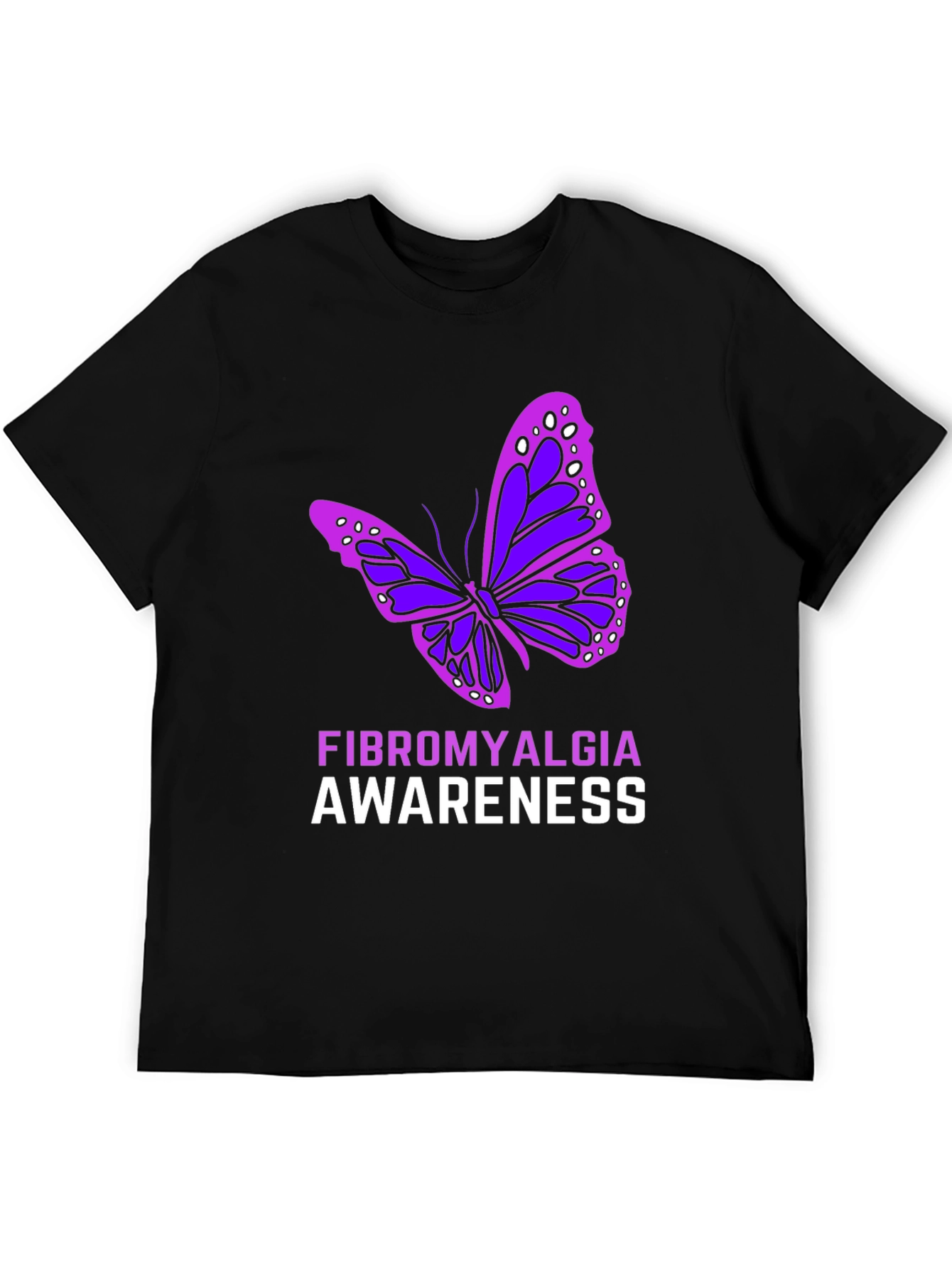 Fibromyalgia Awareness Butterfly T-Shirt