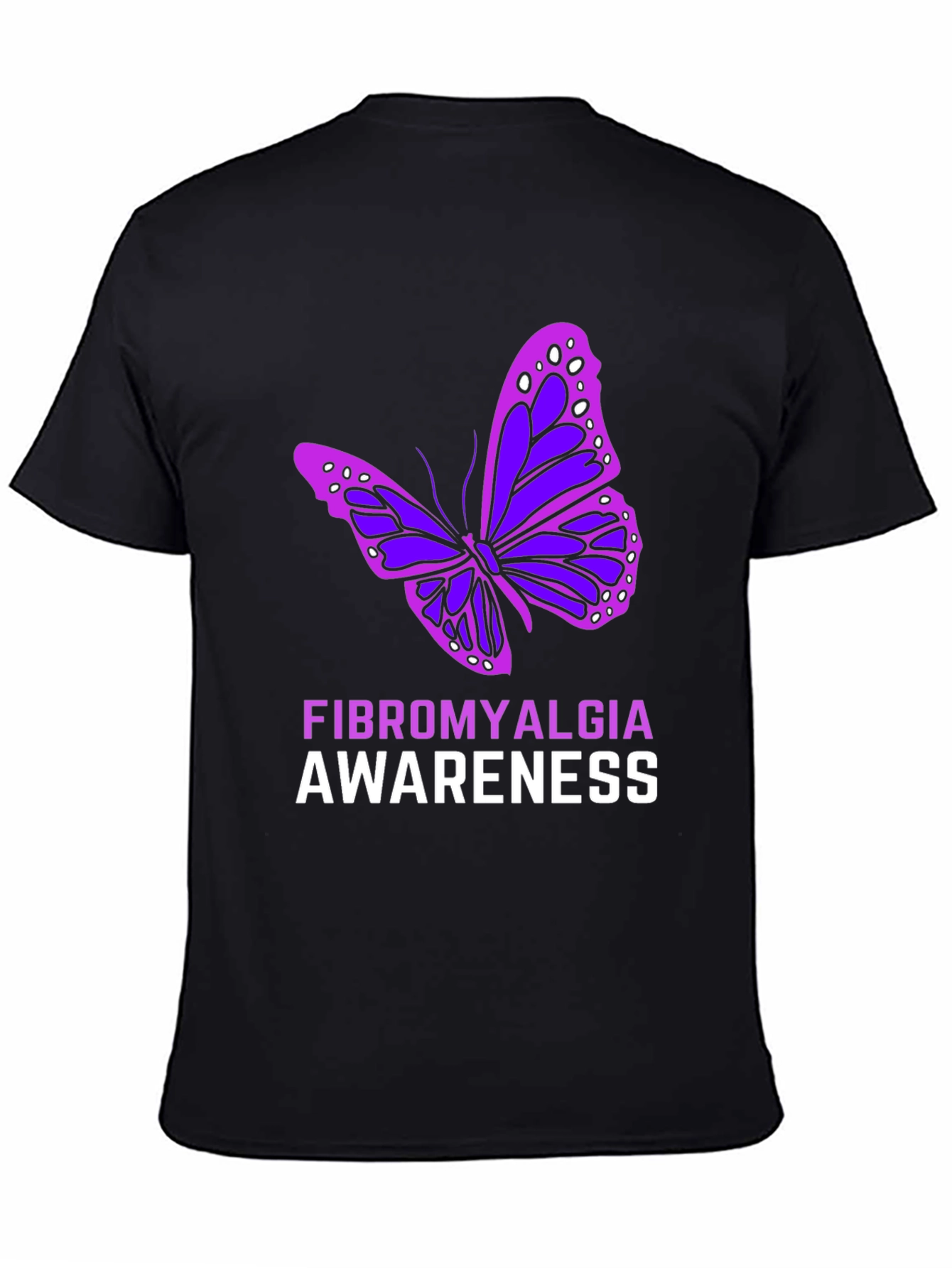 Fibromyalgia Awareness Butterfly T-Shirt
