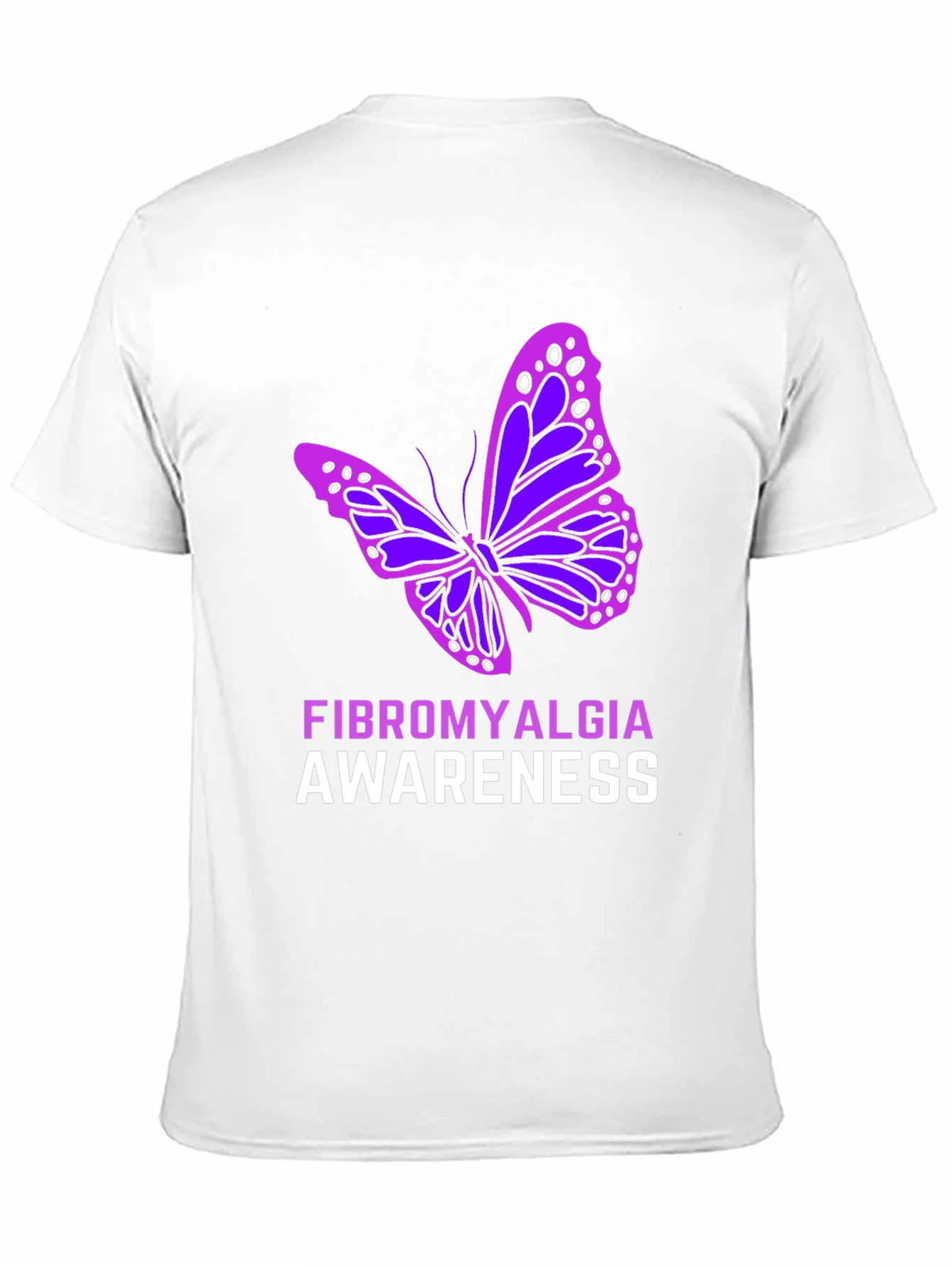 Fibromyalgia Awareness Butterfly T-Shirt