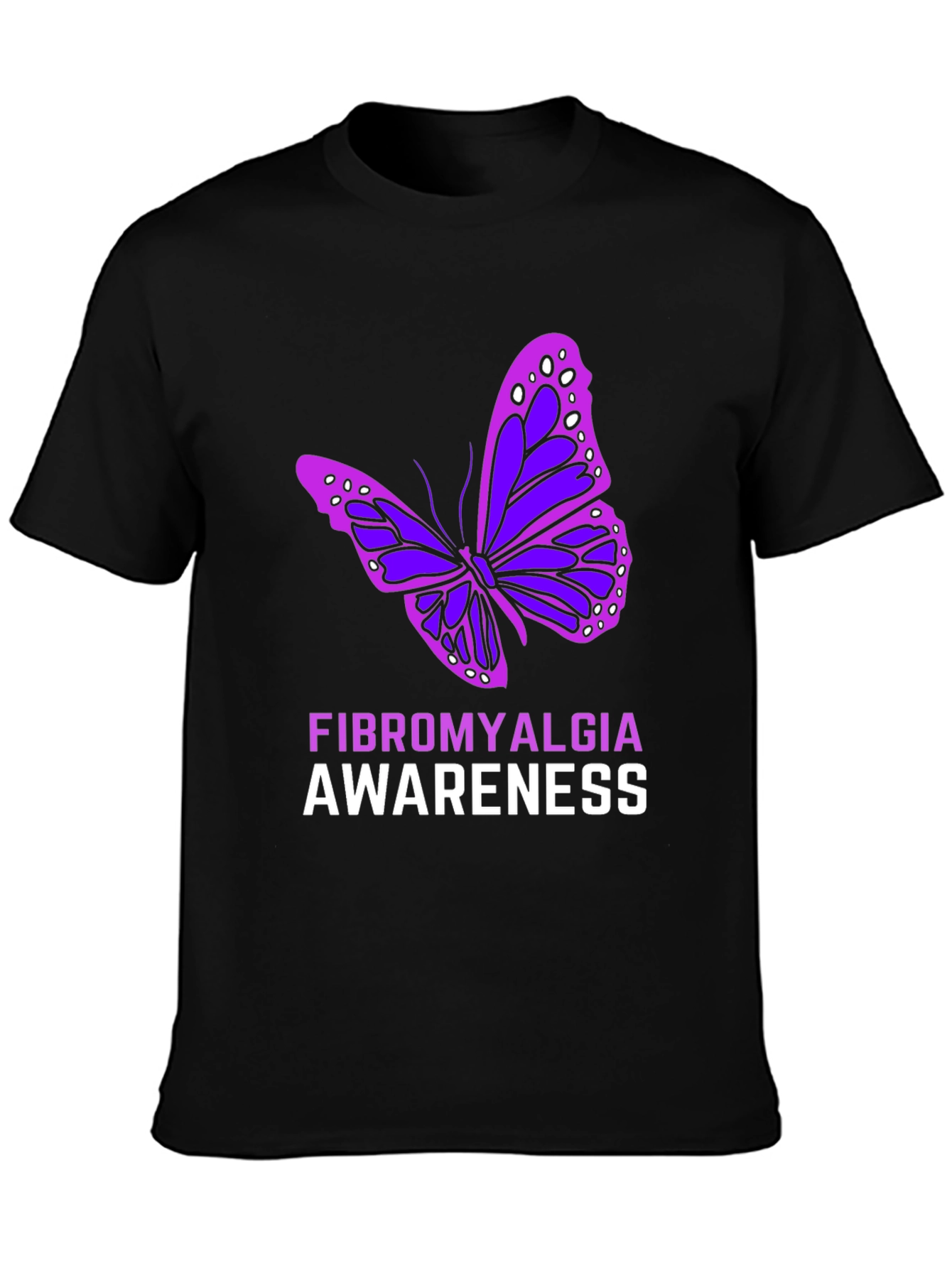 Fibromyalgia Awareness Butterfly T-Shirt