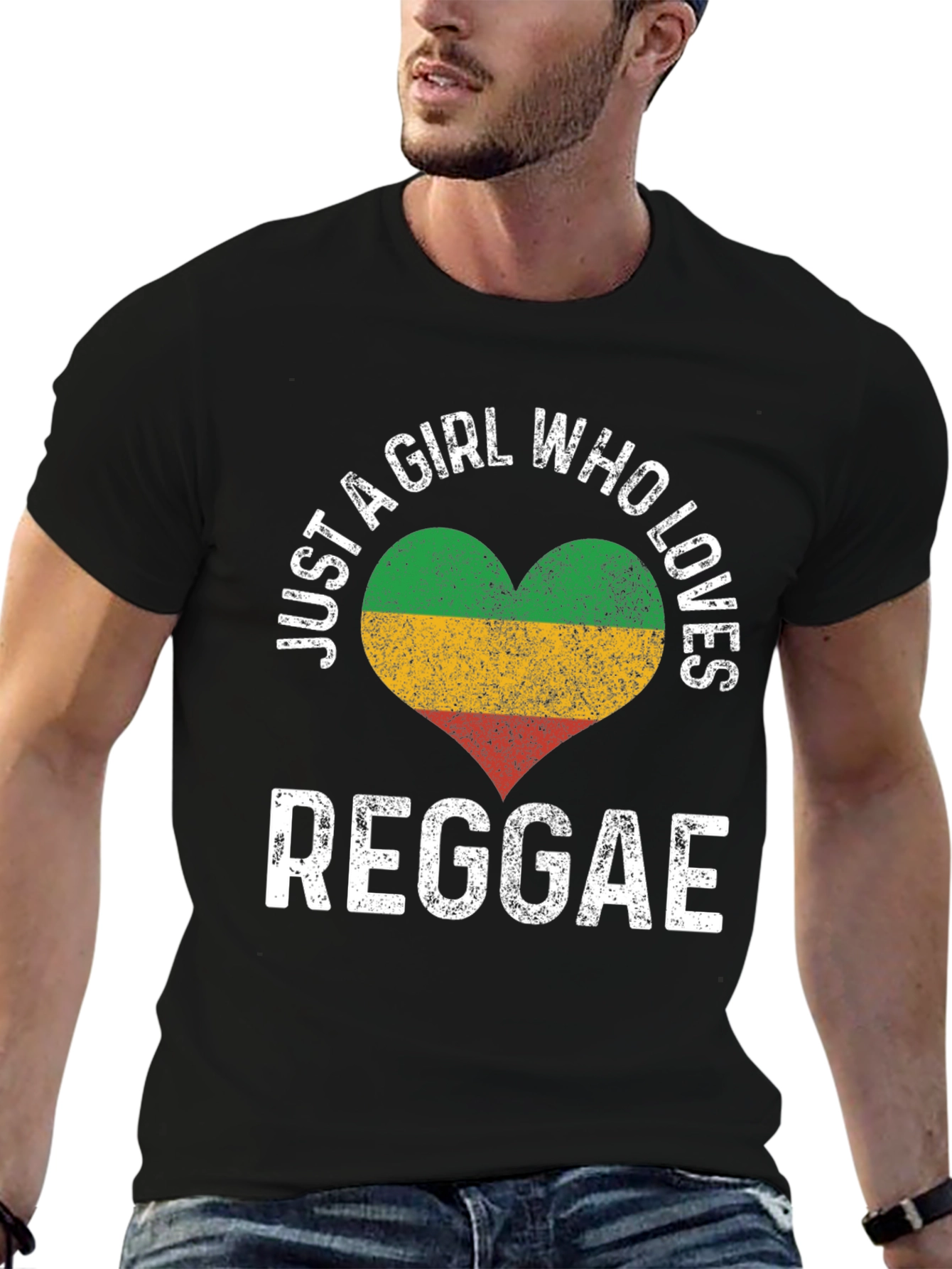 Reggae Lover T-Shirt: Just a Girl Who Loves Reggae