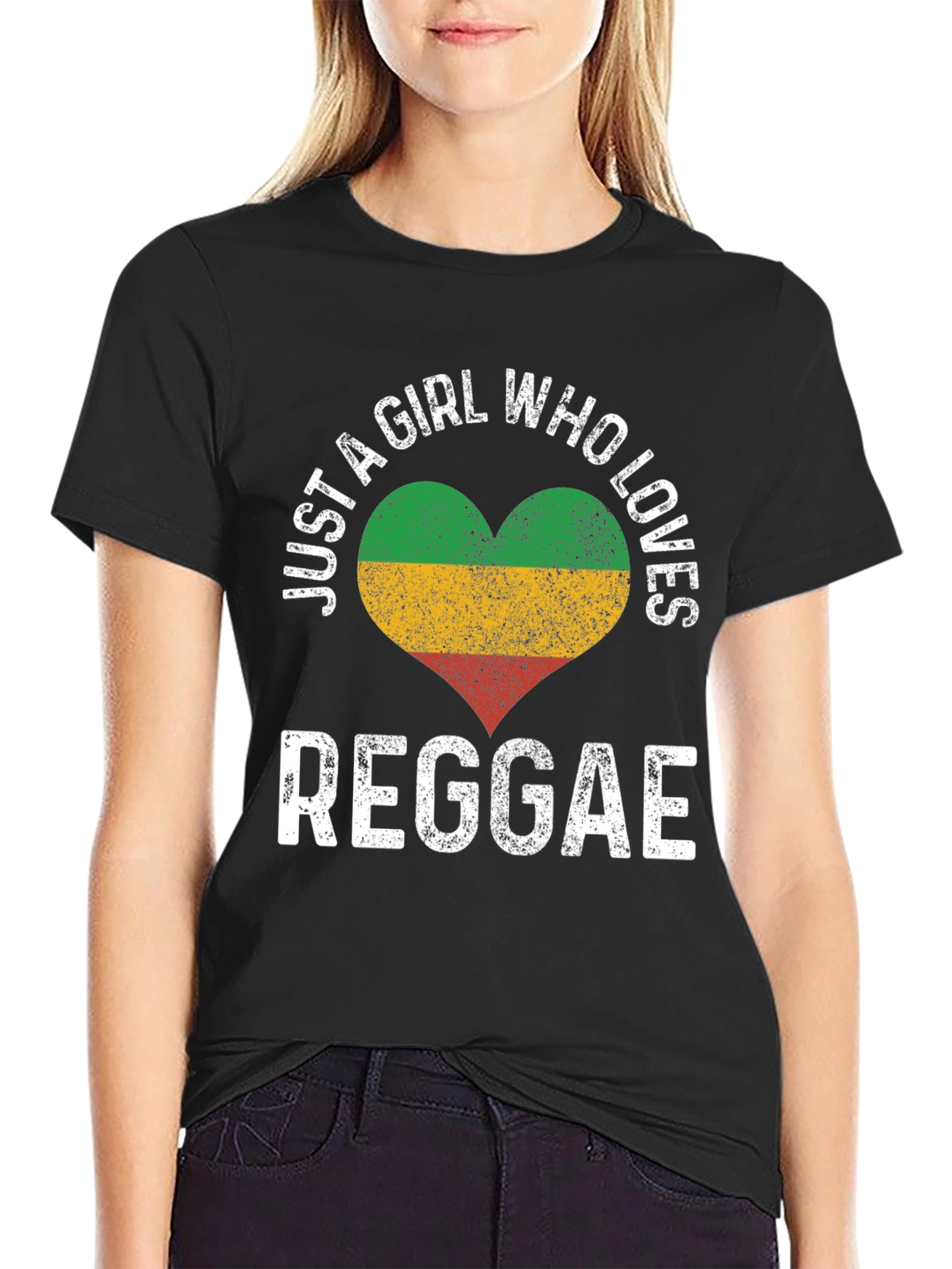 Reggae Lover T-Shirt: Just a Girl Who Loves Reggae