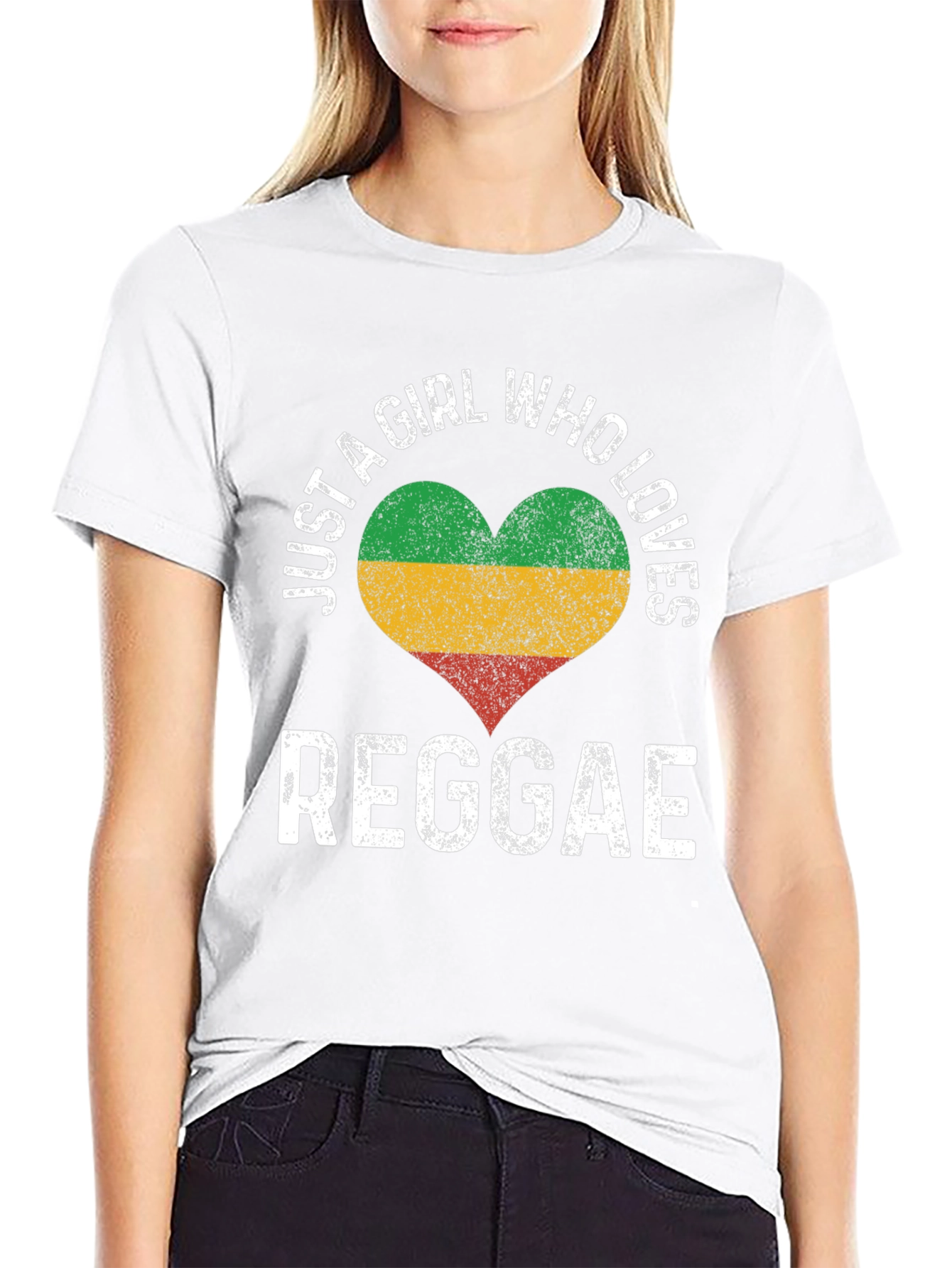 Reggae Lover T-Shirt: Just a Girl Who Loves Reggae