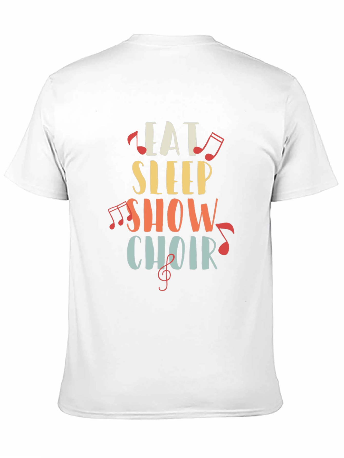 Eat Sleep Show Choir T-Shirt | Music Lover Gift