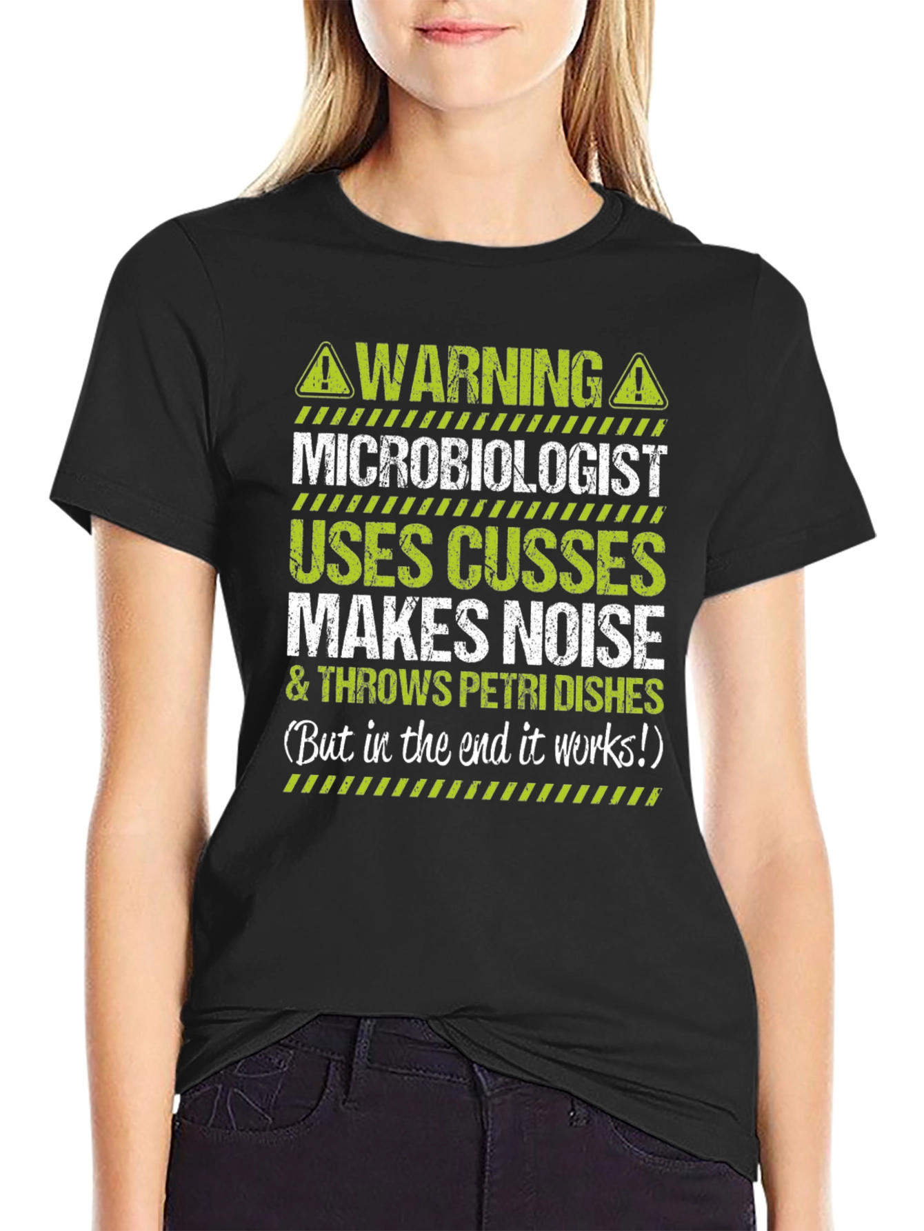 Warning Microbiologist T-Shirt