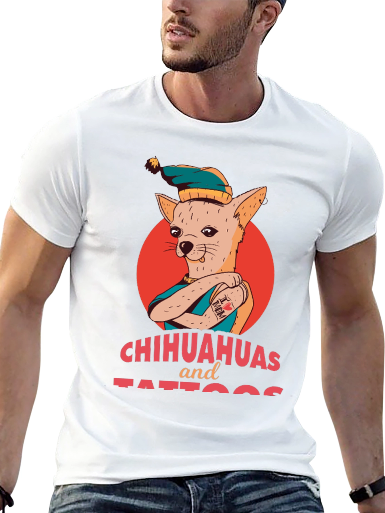 Chihuahuas and Tattoos Graphic T-Shirt