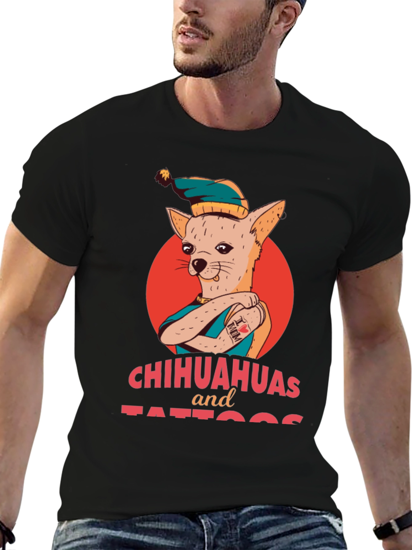 Chihuahuas and Tattoos Graphic T-Shirt