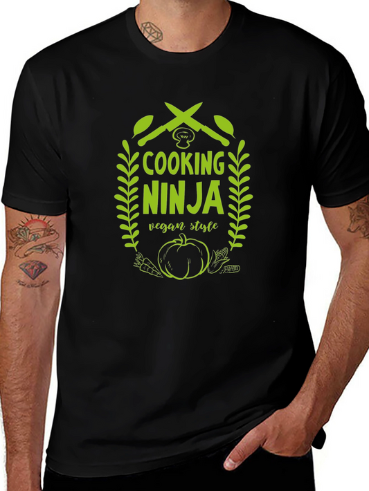 Vegan Cooking Ninja T-Shirt - Culinary Style