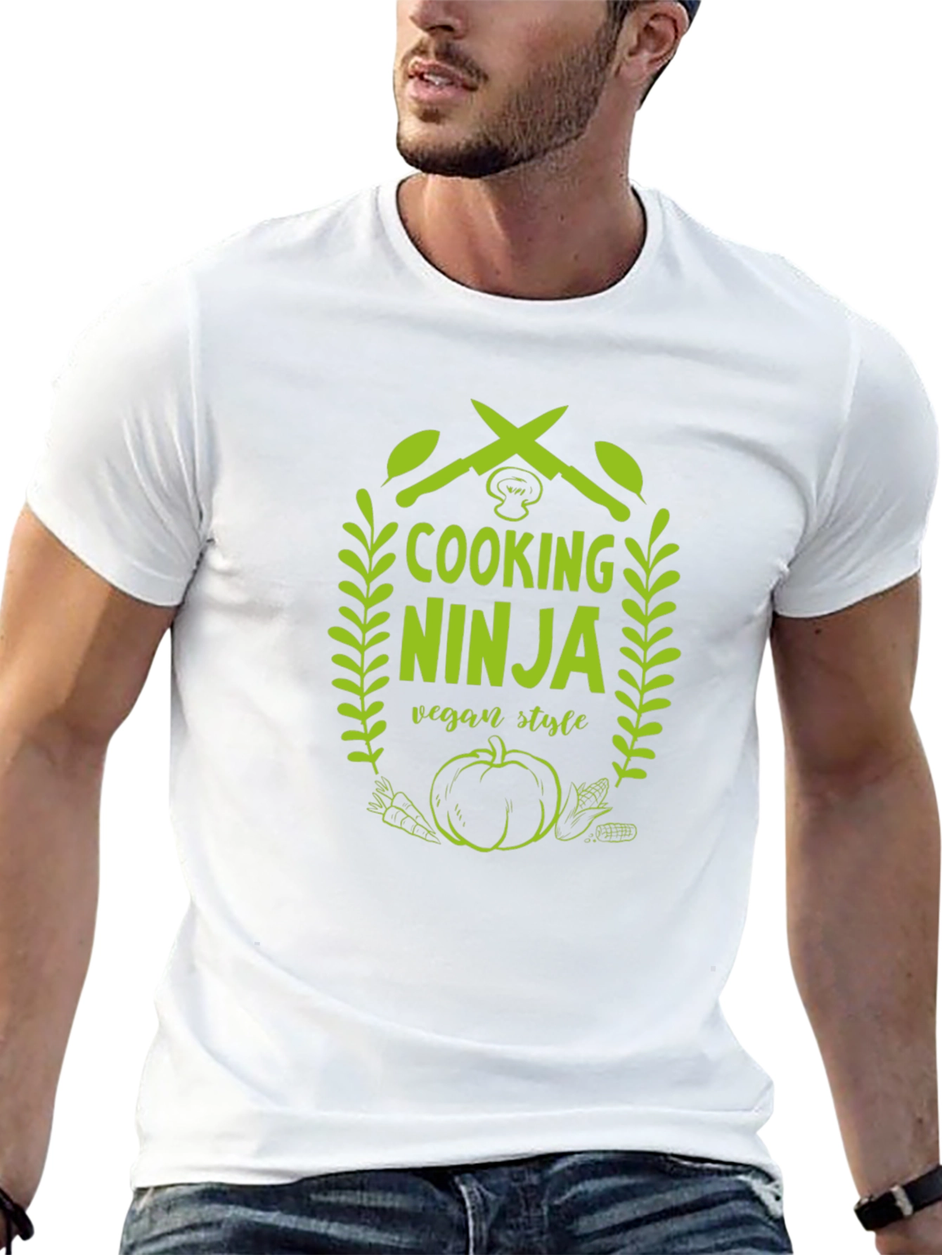 Vegan Cooking Ninja T-Shirt - Culinary Style