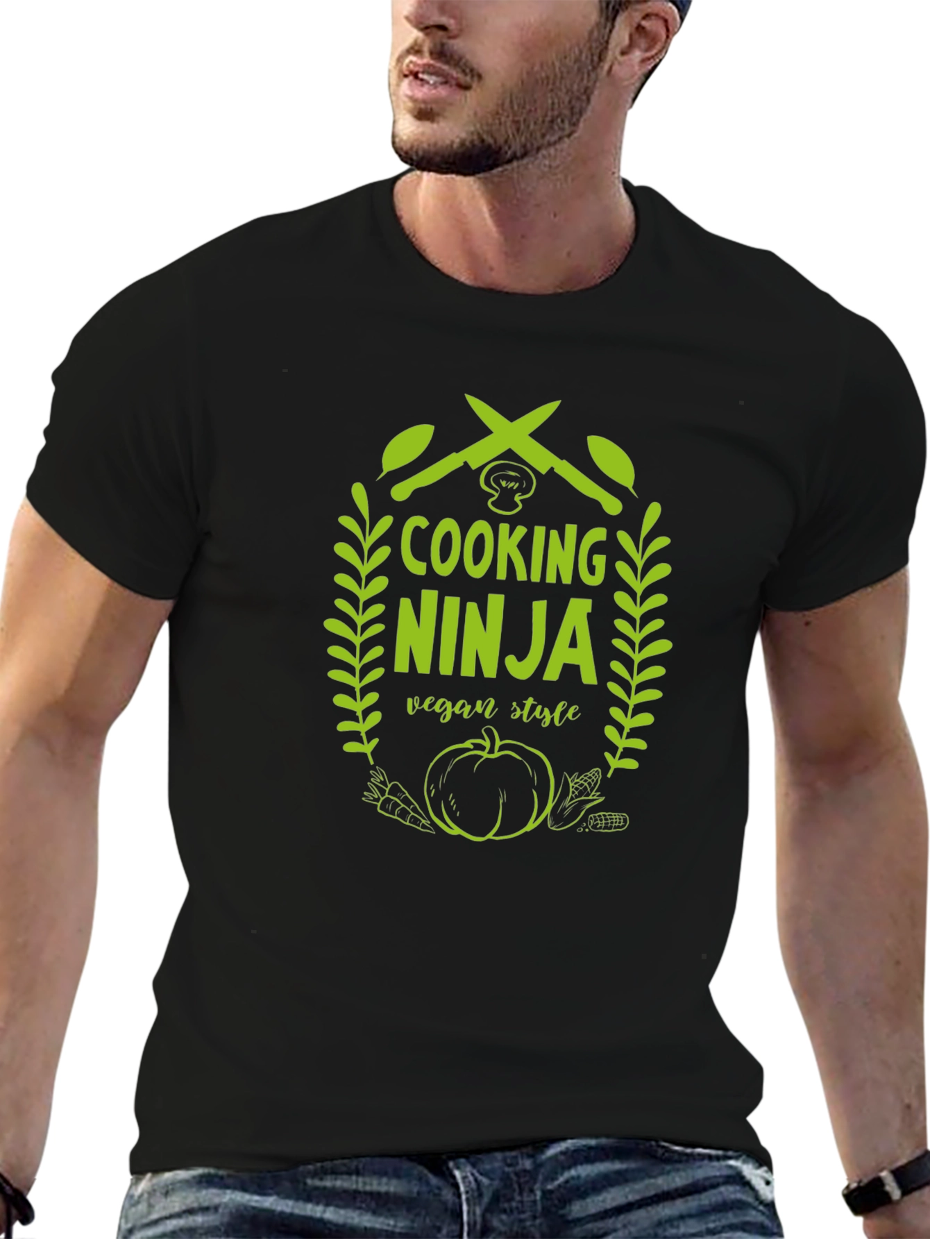 Vegan Cooking Ninja T-Shirt - Culinary Style