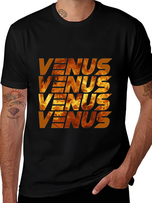 Flaming Venus Graphic Tee - Bold & Stylish