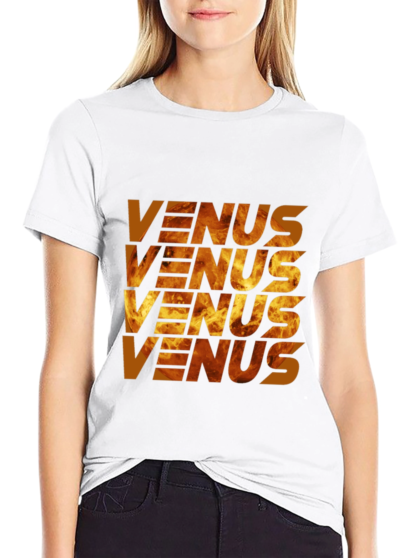 Flaming Venus Graphic Tee - Bold & Stylish