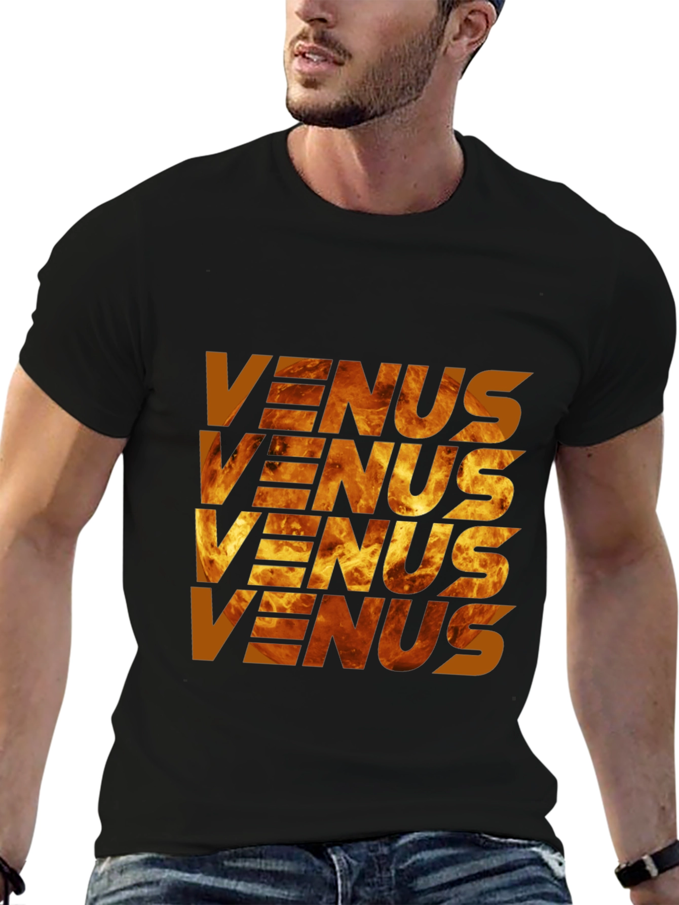 Flaming Venus Graphic Tee - Bold & Stylish