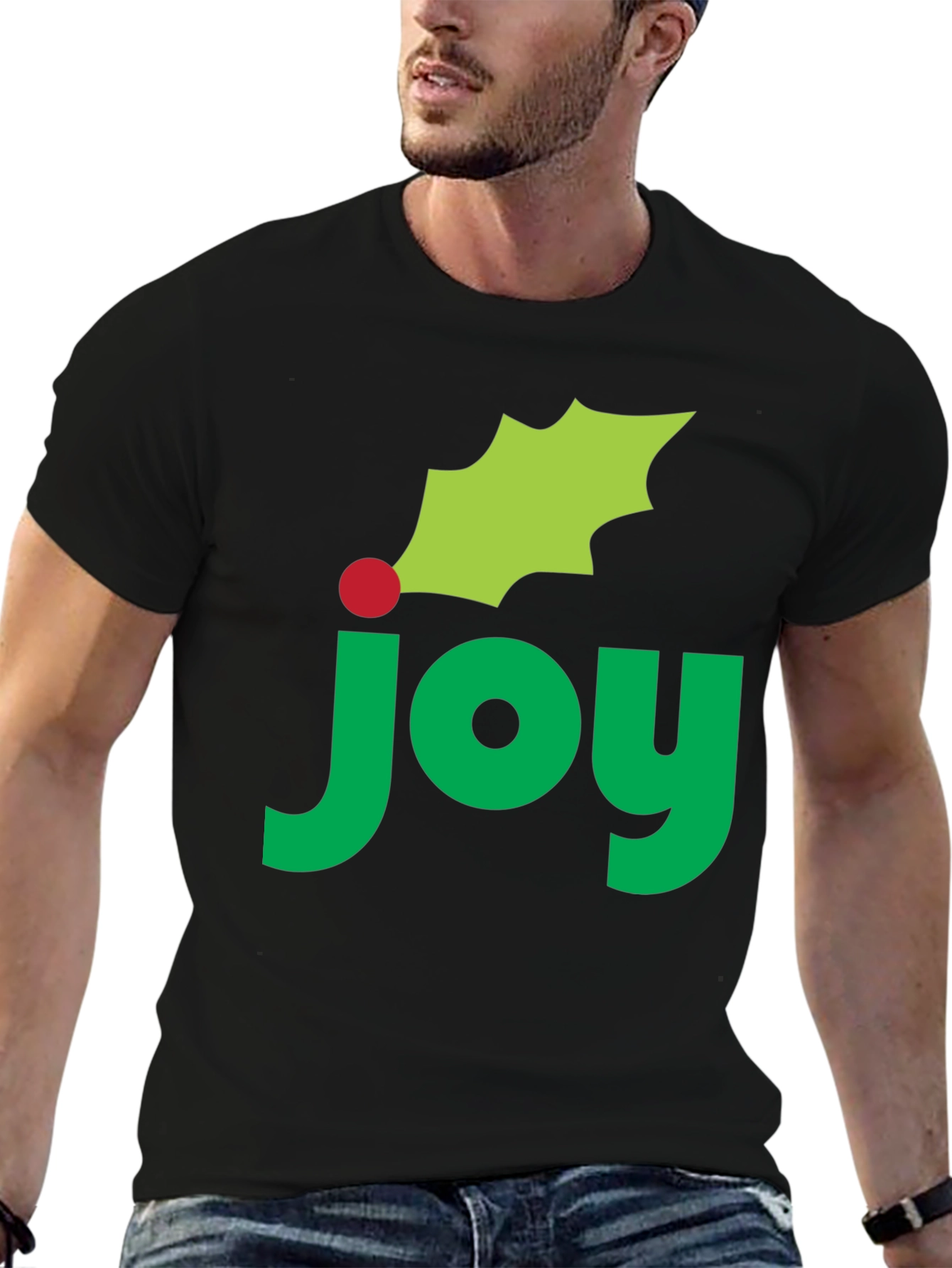 Joy Holiday T-Shirt - Festive Christmas Apparel