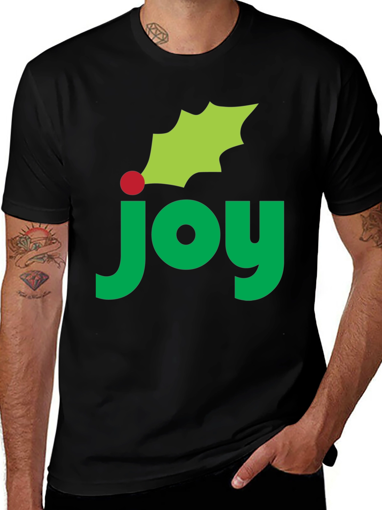 Joy Holiday T-Shirt - Festive Christmas Apparel