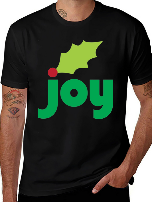 Joy Holiday T-Shirt - Festive Christmas Apparel