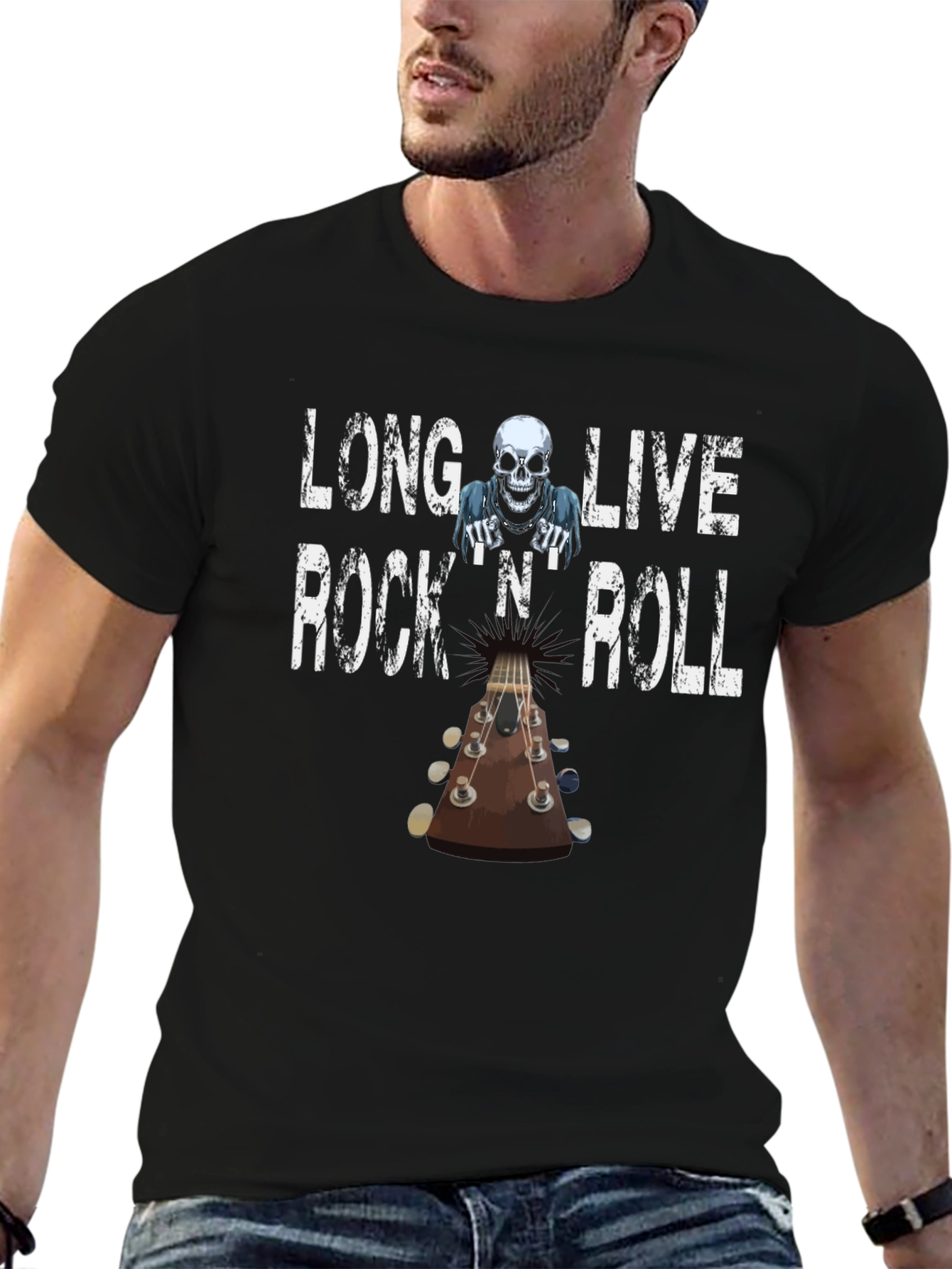 Long Live Rock N Roll Graphic T-Shirt