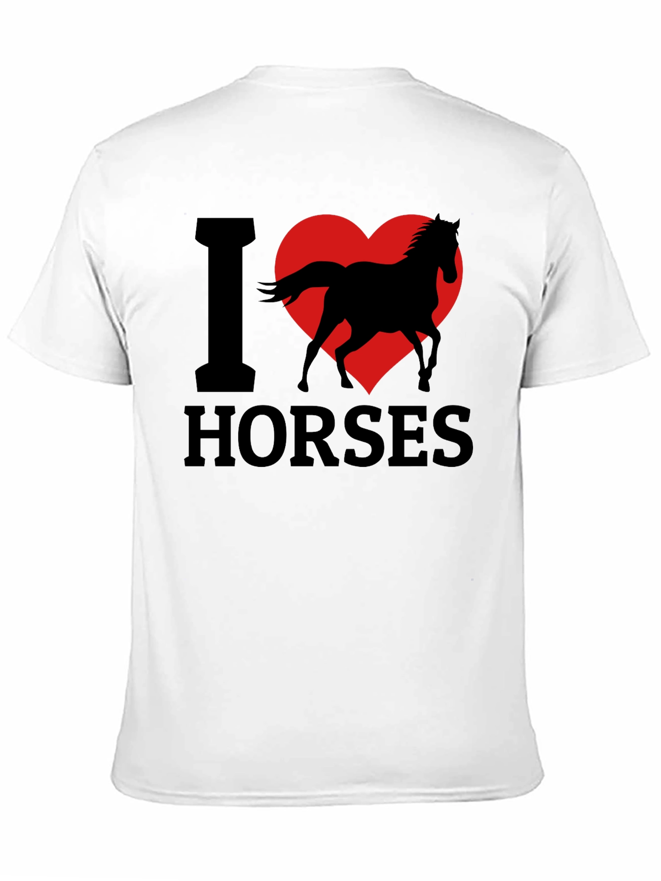 I Love Horses T-Shirt - Graphic Tee